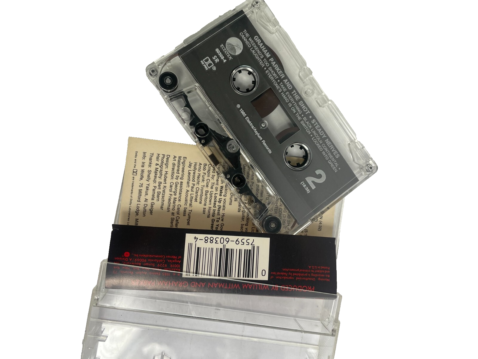 Graham Parker And The Shot Steady Nerves Break Them Down Mighty Rivers #Cassette