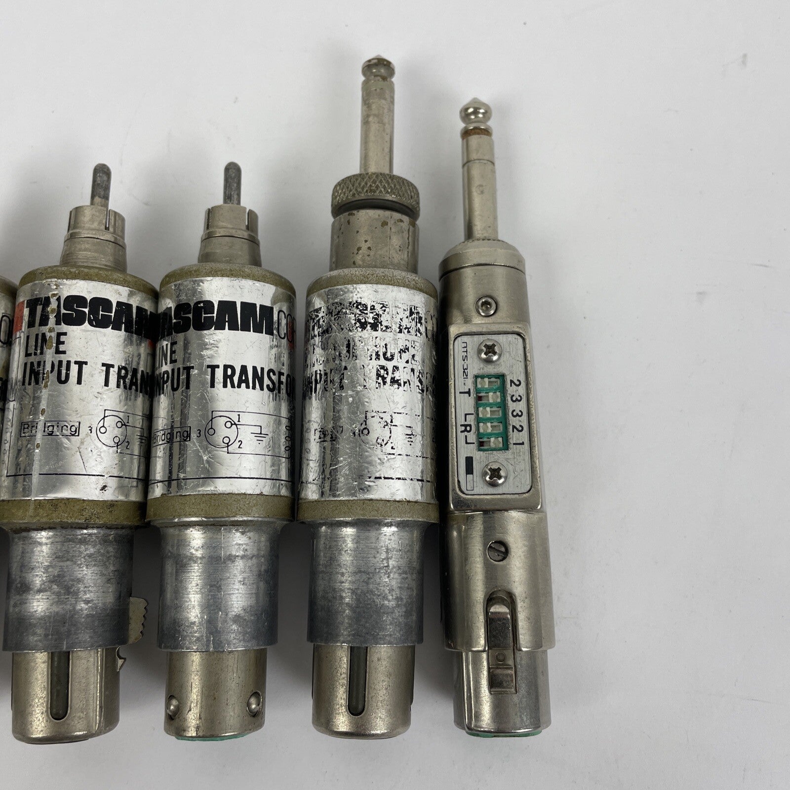 LOT Tascam +++ Line Input Transformer Rare Female XLR to balanced RCA M35 388
