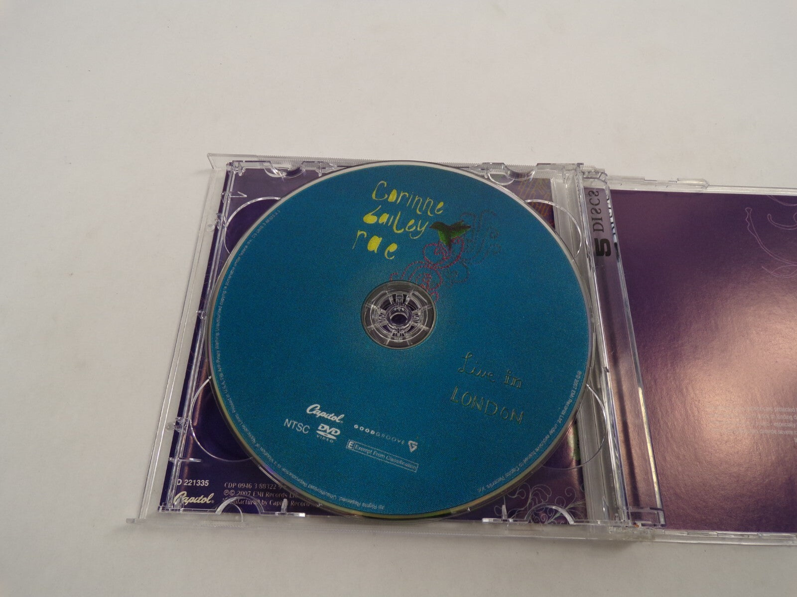 Corinne Bailey Rae Live in London & New York Trouble Sleeping DVD & CD #A-B
