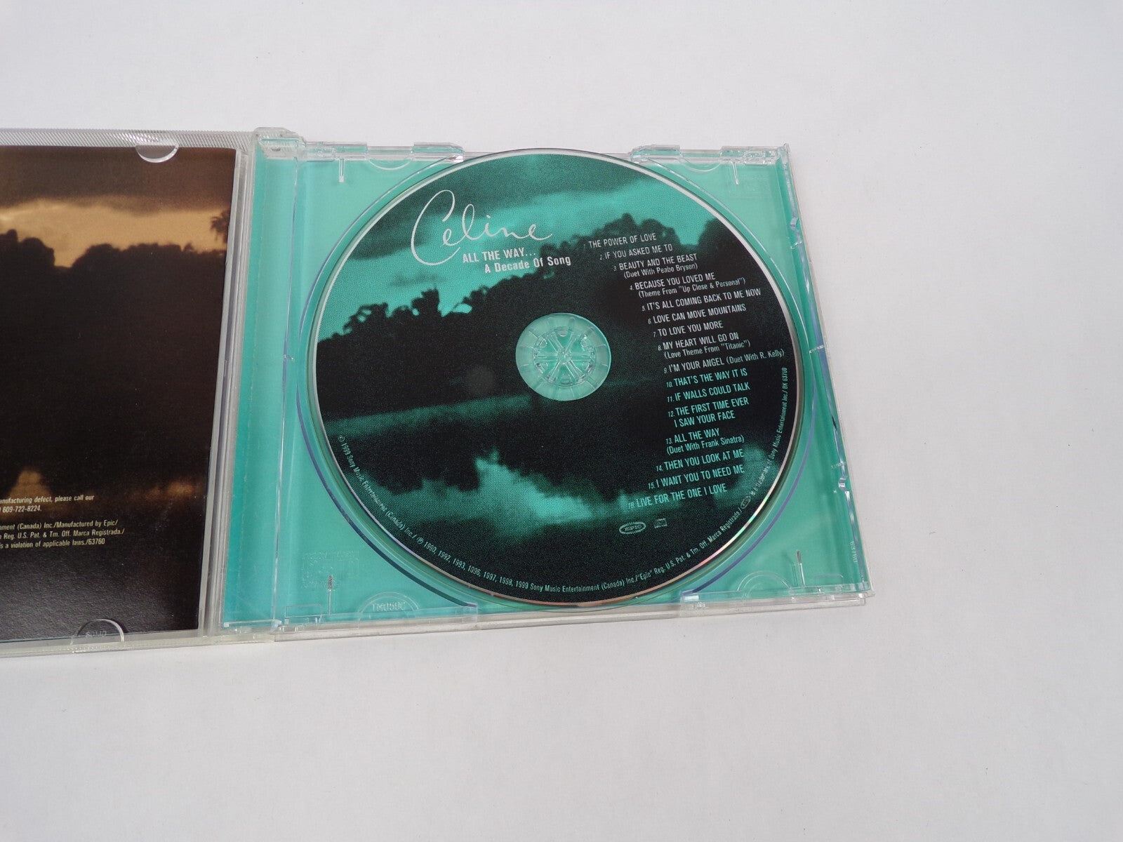Celine All The Way A Decade Of Song The Power Of Love If You Asked Me To BeCD#63