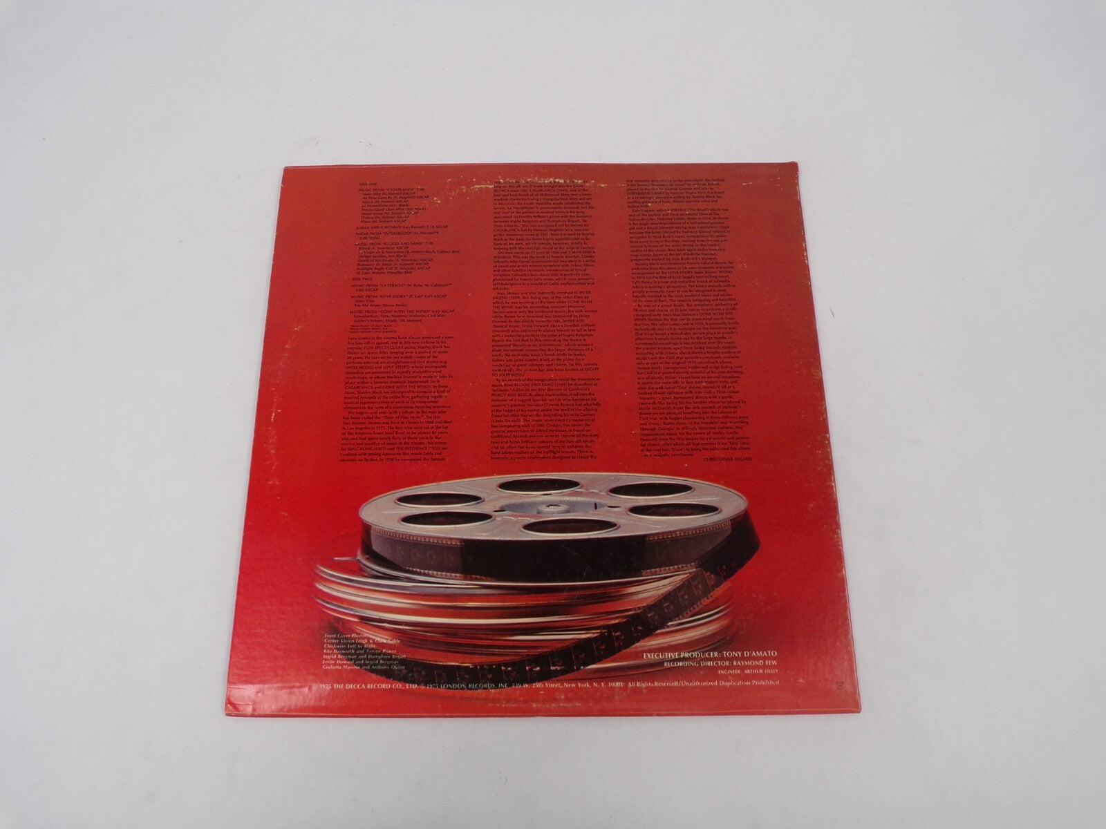 Film Spectacular Vol 5 The Love Story Stanley Black Blood And Sand Vinyl Record