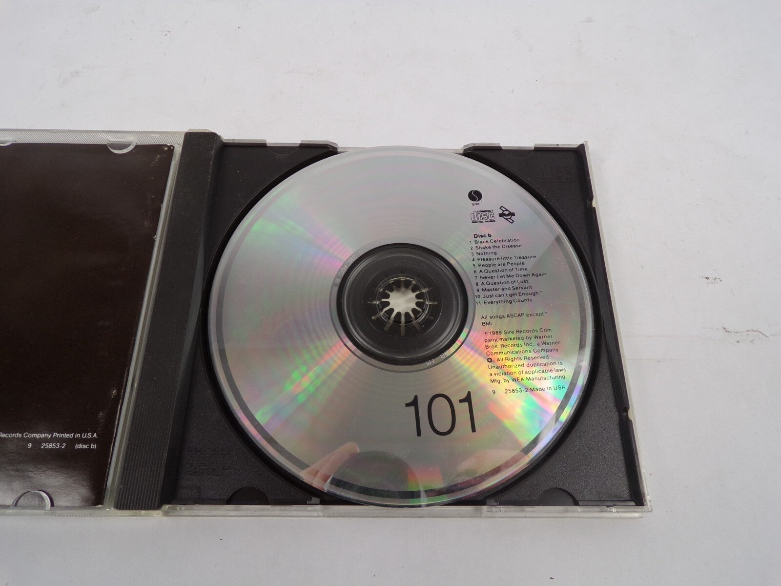 Depeche Mode Black Celebration Shake The Disease Nothing Pleasure Little CD#26