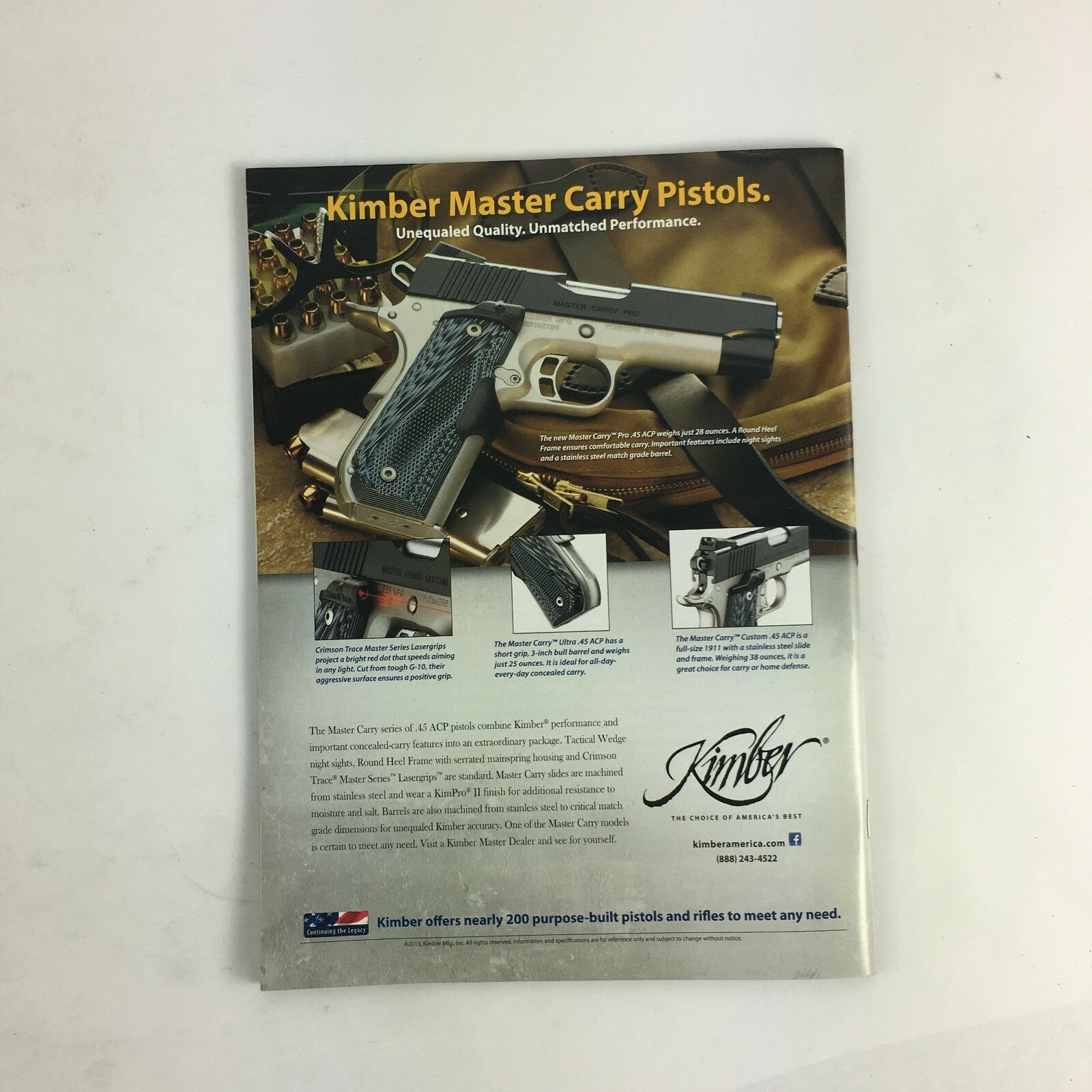 December 2017 Guns & Ammo Magazine Taurus Pair of Semi Auto 9mm Rifle Revelation