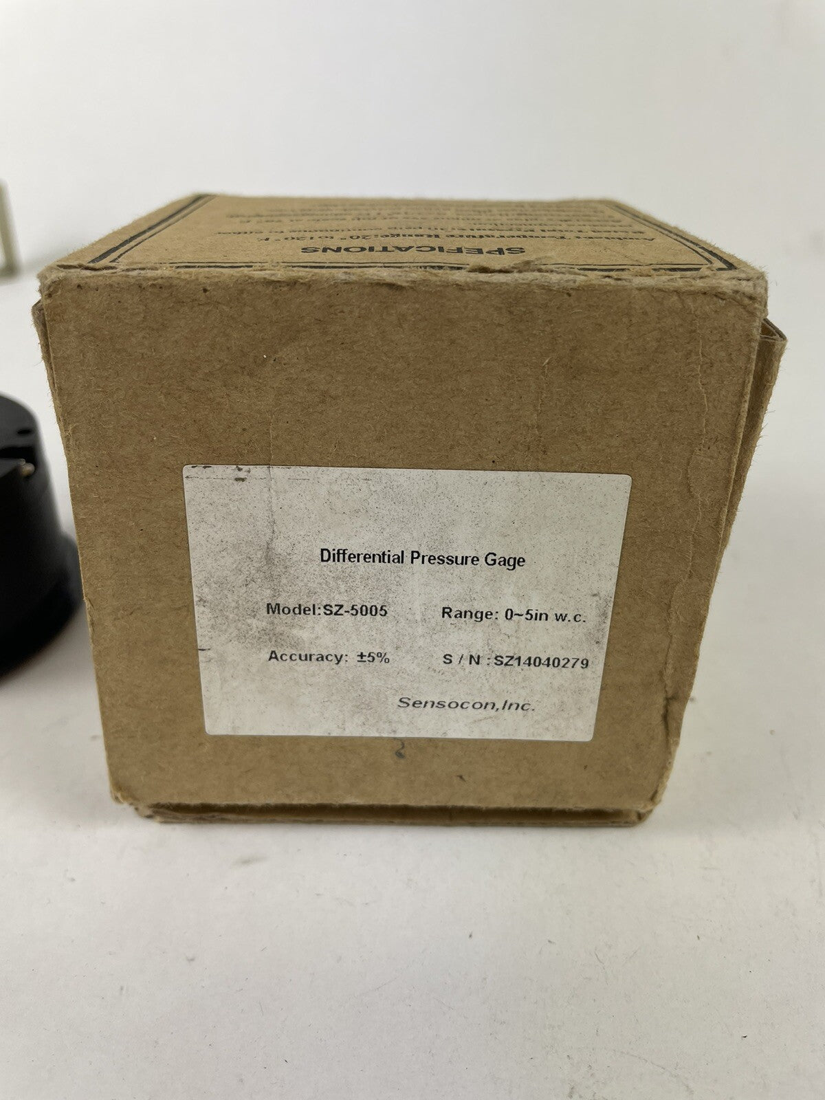 Sensocon USA Miniature Low Cost Differential Pressure Gauge Sz-5005 30 PSI