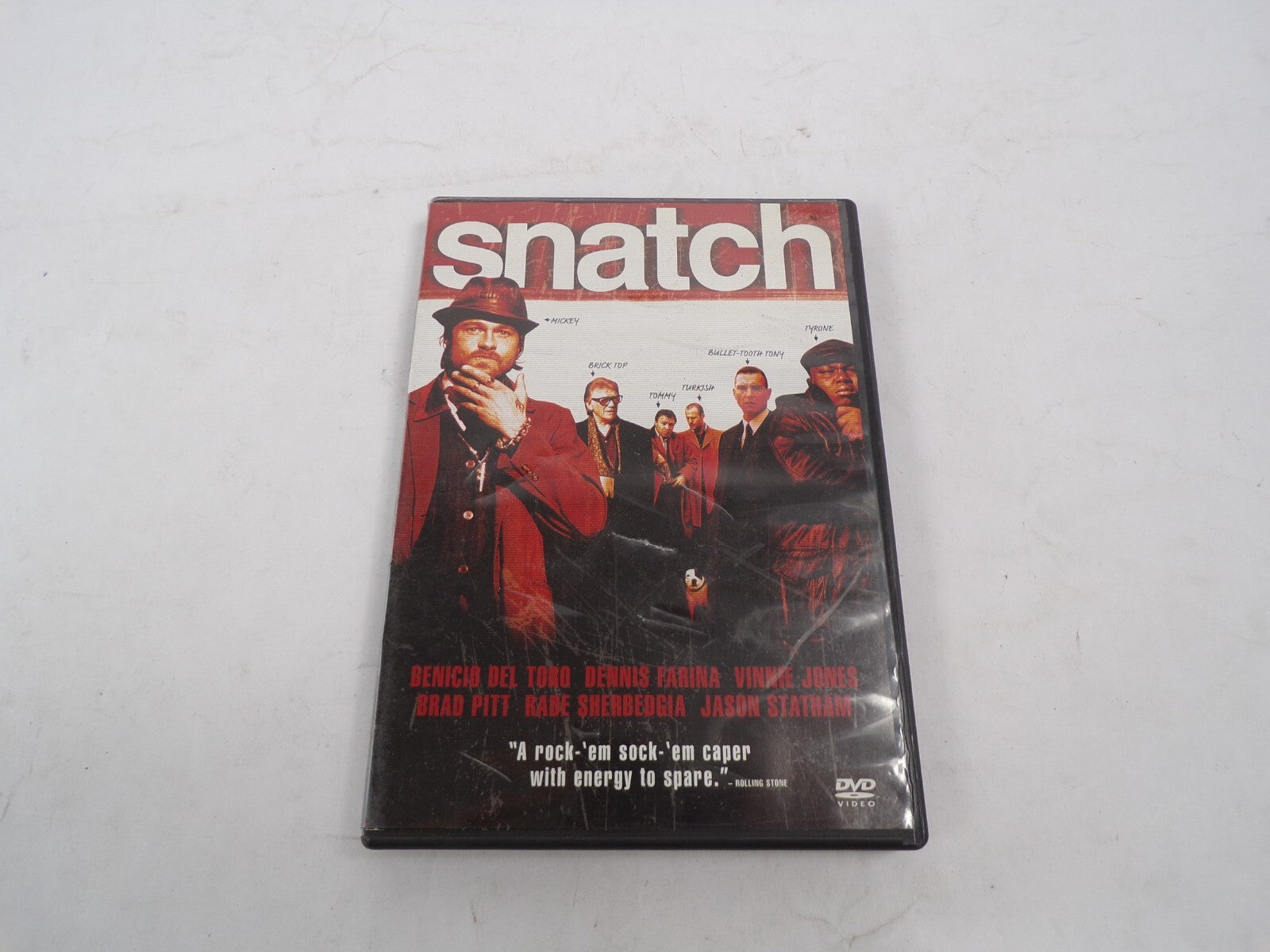 Snatch Brad Pitt Rade Sherbedgia Jason Statham Vinnie Jones Coolest DVD Movies