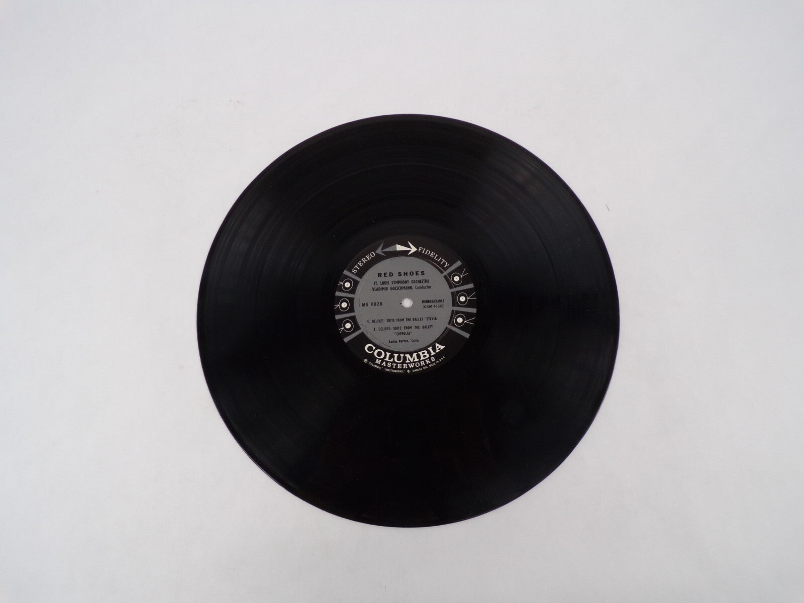 Red Shoes Delibes Suite From The Ballet Sylvia Coppelia Cello Vinyl Record