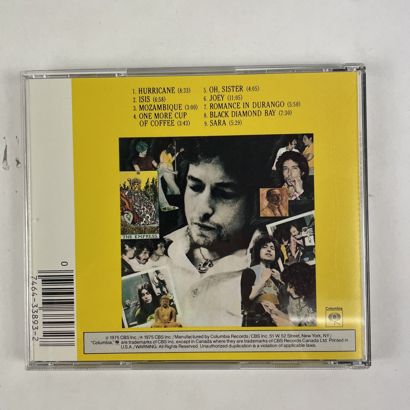 Bob Dylan - Desire CD (1985) #16