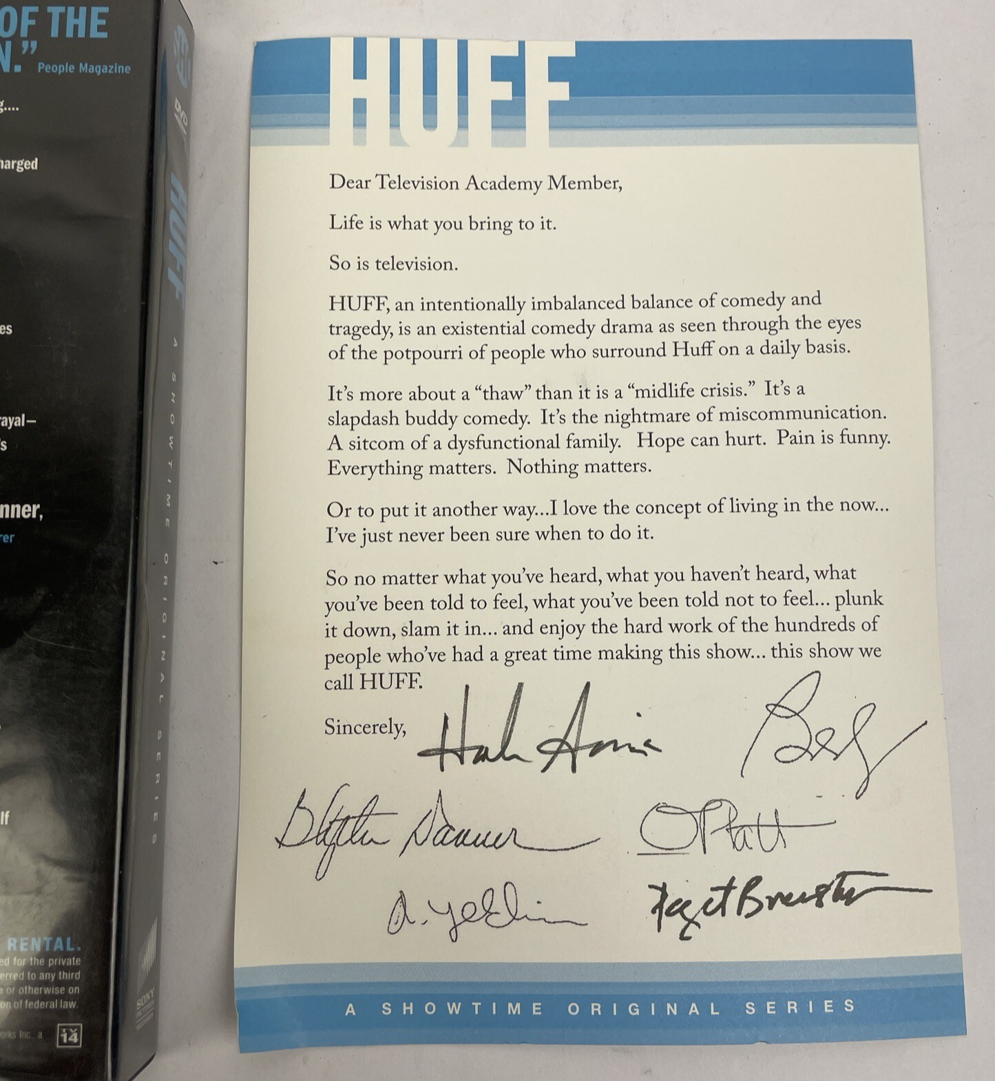 HUFF - The Complete First Season - DVD For Your Consideration Hollywood Academy
