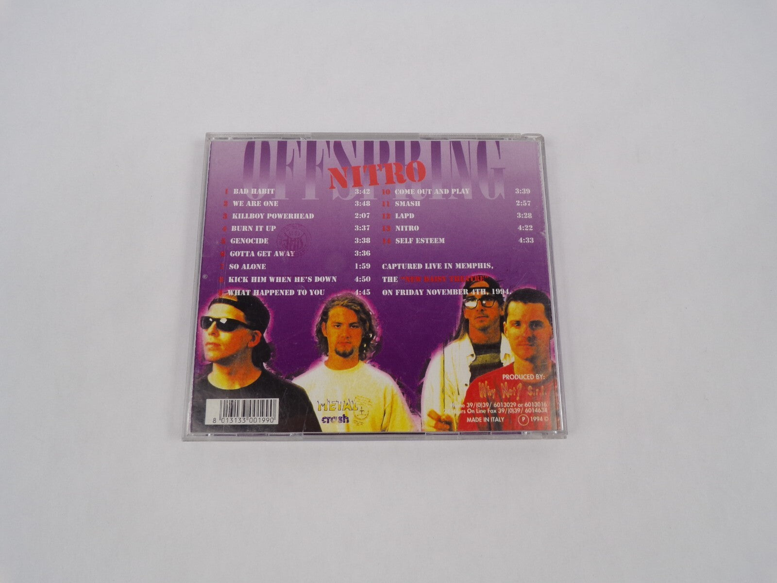 Nitro Bad Habit We Are One Killboy Powerhead Burn It Up Genocide Gotta Get CD#63