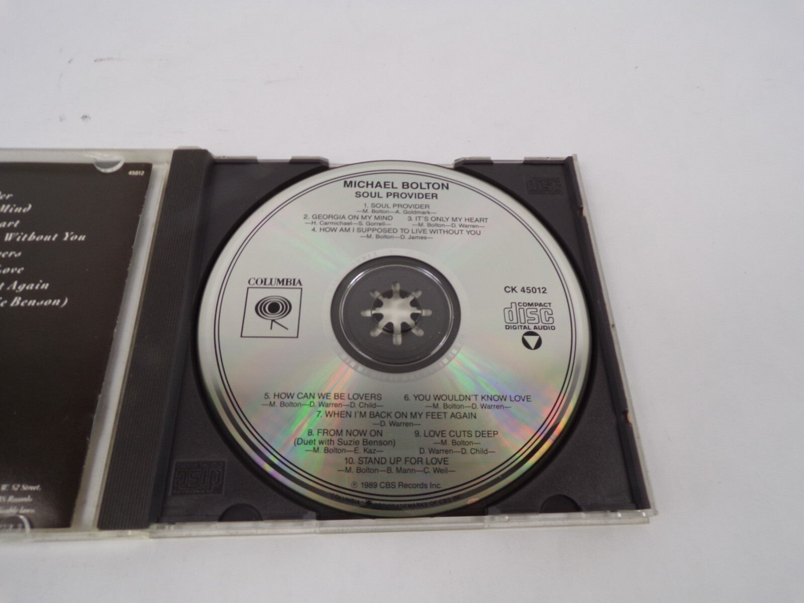 Michael Bolton Soul Provider Georgia On My Mind Its Only My Heart How Can CD#67