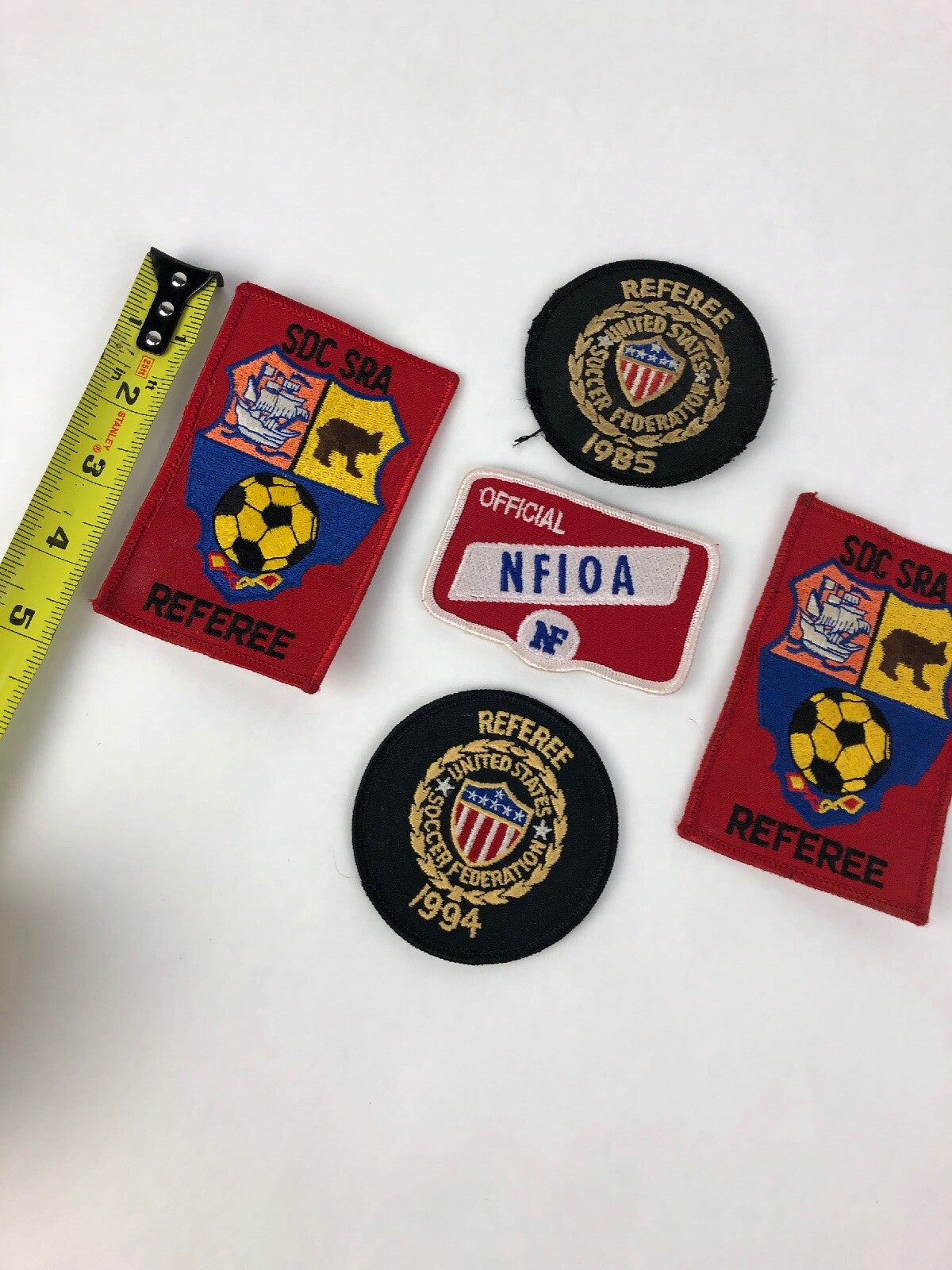NFIOA National Federation Interscholastic Officials Association Patch Lot Of 5