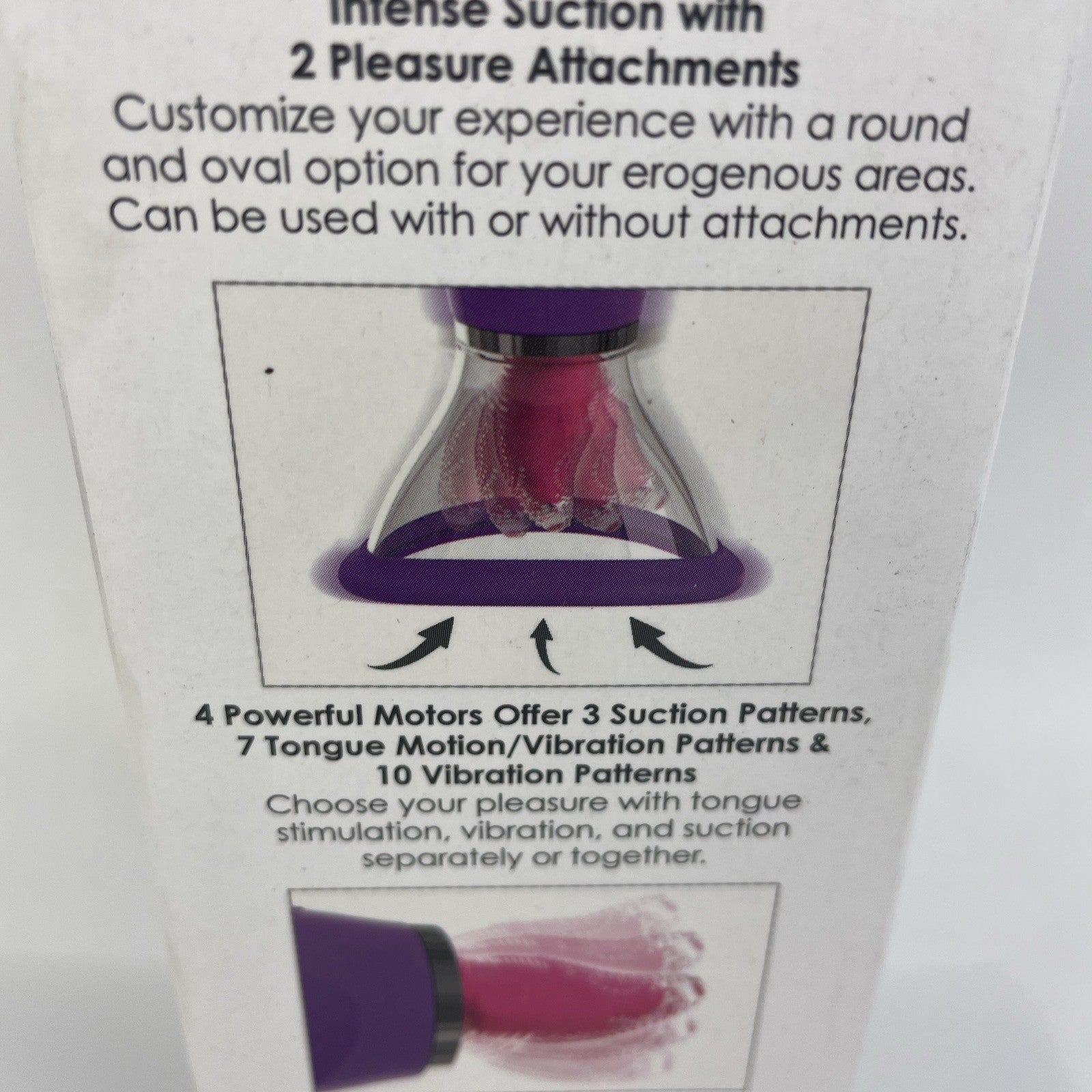 Fantasy For Her silicone stimulator with suction and vibration functions