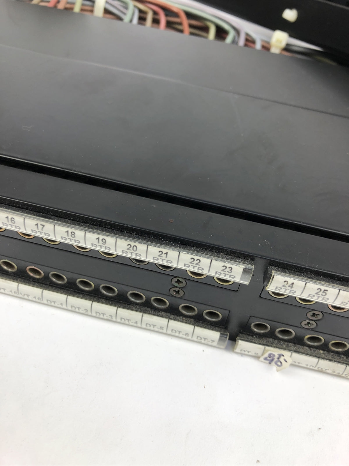 ADC 96 Bantam TT patchbay connected to ADC UP-96NMKII PPC RACKMOUNT PATCHBAY 4