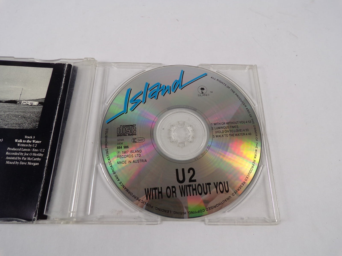 With Or Without You Luminous Times ( Hold On To Love ) Walk To The Water CD#5
