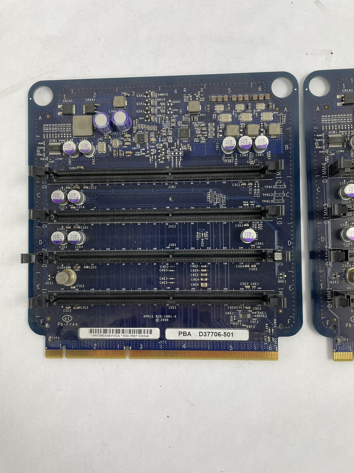 Apple Mac Pro A1186 2006-2007 Memory Riser Board Card 630-7667 820-1981-A