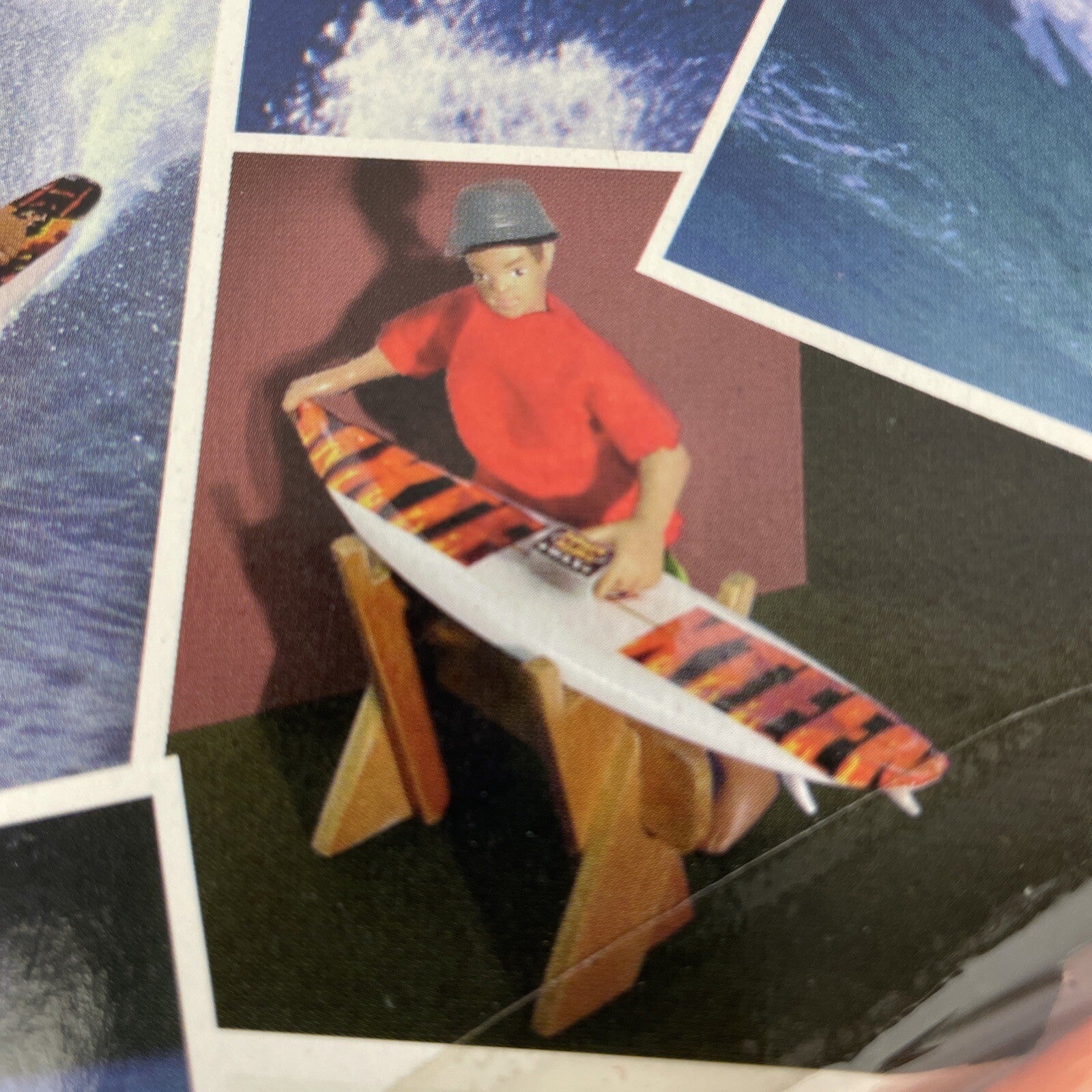 Rare Finger Board Extreme Fingerboy Fingergirl Surfboard Surfing CH Edition