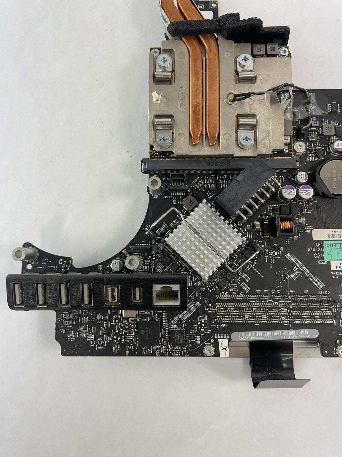 iMac 631-1429 21.5" A1311 Logic Board 3.2 GHz Core i3 (I3-550) Mid 2010