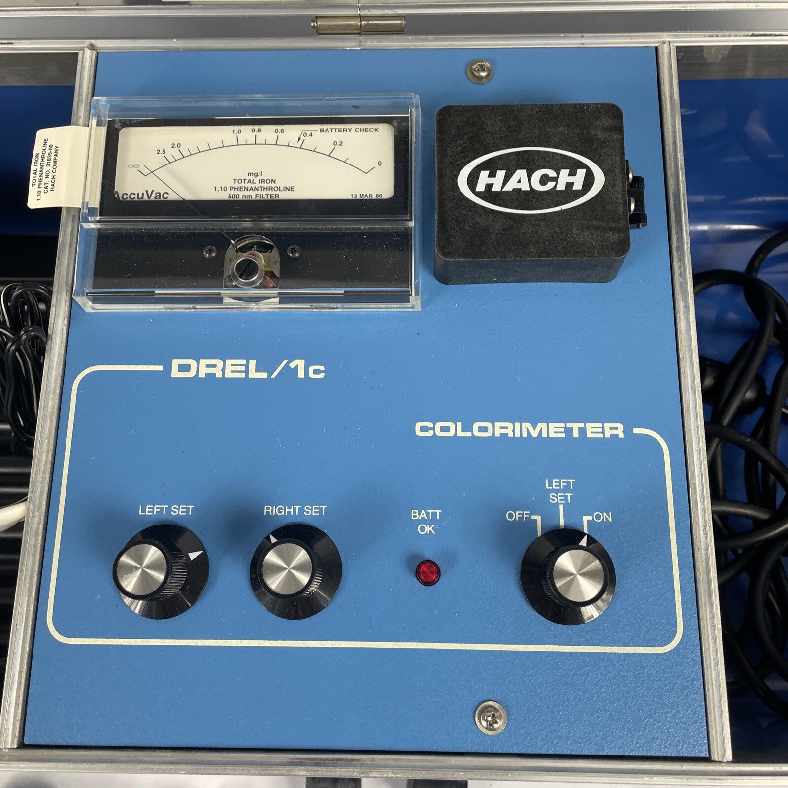 Hach DREL/1c Colorimeter 43000-00 W/ Digital Titrator, Accessories & Case - LOOK