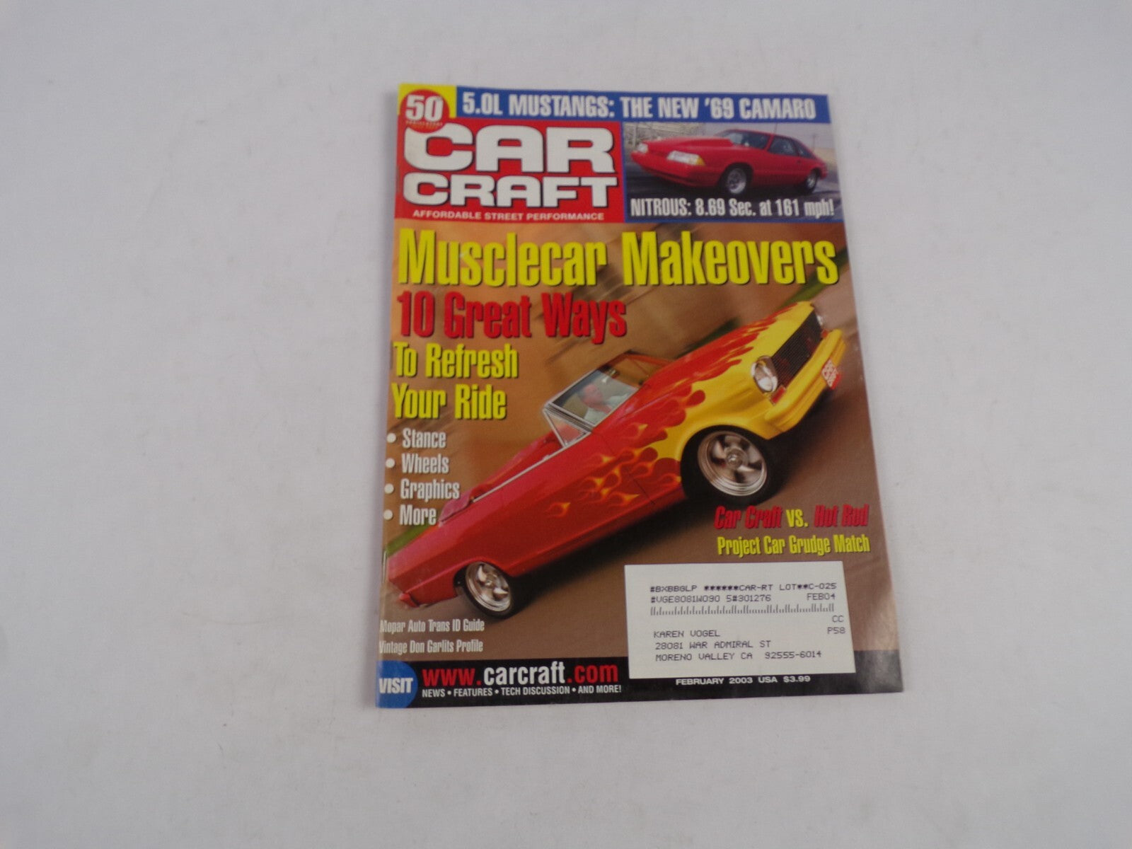 February 2003 Car Craft Musclecar Makeovers 10 Great Ways To Refresh Your Ride