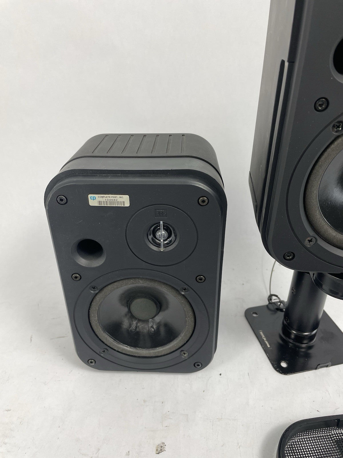 (2) JBL CONTROL ONE PERSIONAL STUDIO MONITORS, 4" LOW/1/2" HIGHS 2-WAY