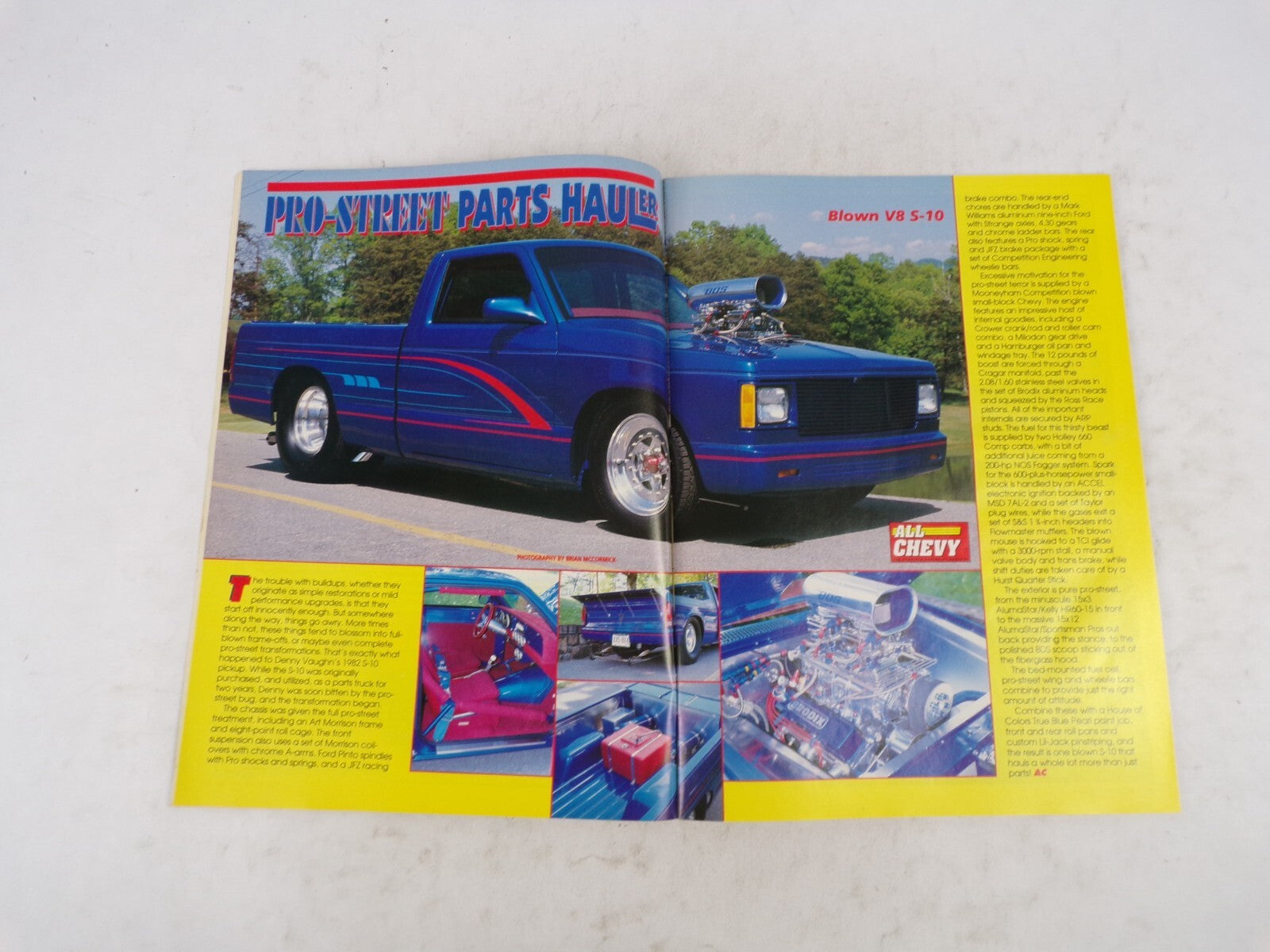 May 1993 All Chevy Project '55 Chevy Buildup Factory Muscle Machines The Complet