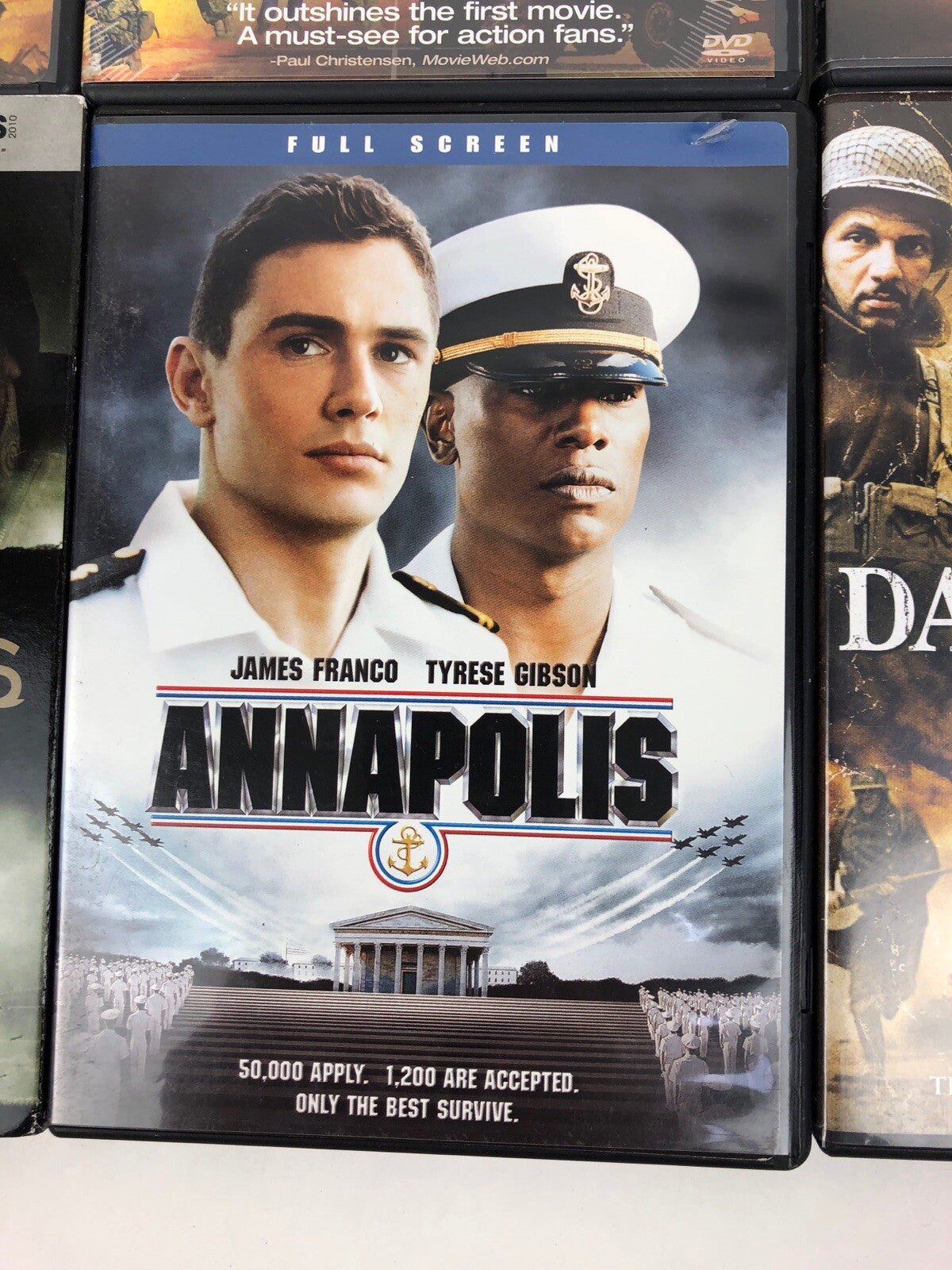 7 x War movie DVD lot Brother Fly Boys Pearl Harbor AnnapolisSniper Reload VGC