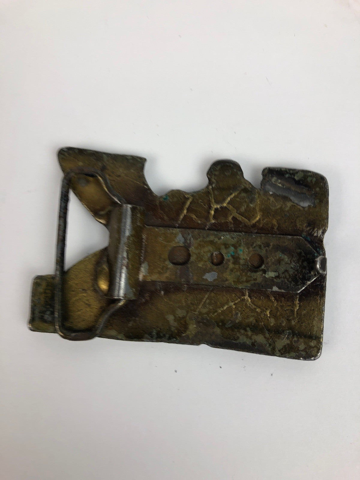 RARE VINTAGE 1970s **KAWASAKI** MOTORCYCLES BRASS BELT BUCKLE - FSTSHP