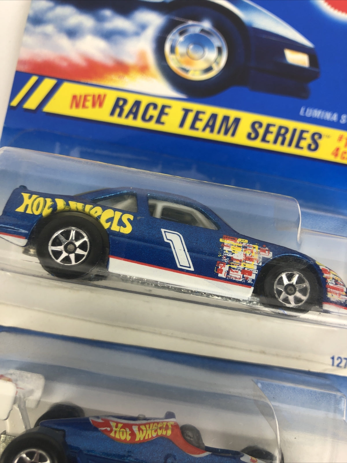 2 x Hot Wheels Race Team Series COMPLETE SET Lumina Side-Splitter Dragster 500