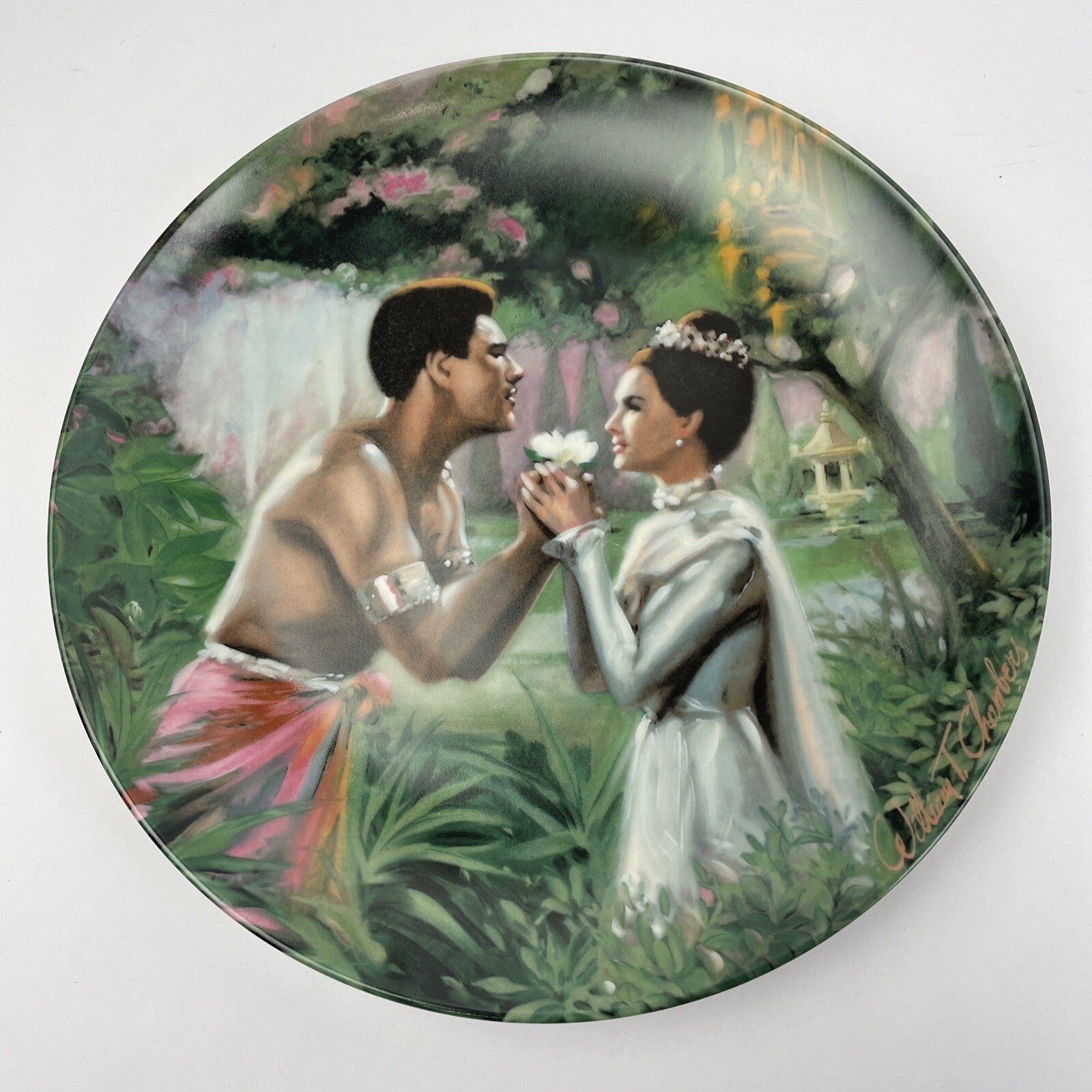 Knowles The King And I Collector Plates “We Kiss In A Shadow” 1985 Plate 4525 D