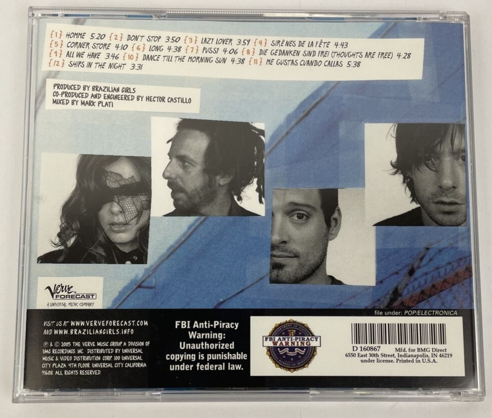 Brazilian Girls Digital Audio CD - Verve Forecast 2005 Self Titled - RARE BC