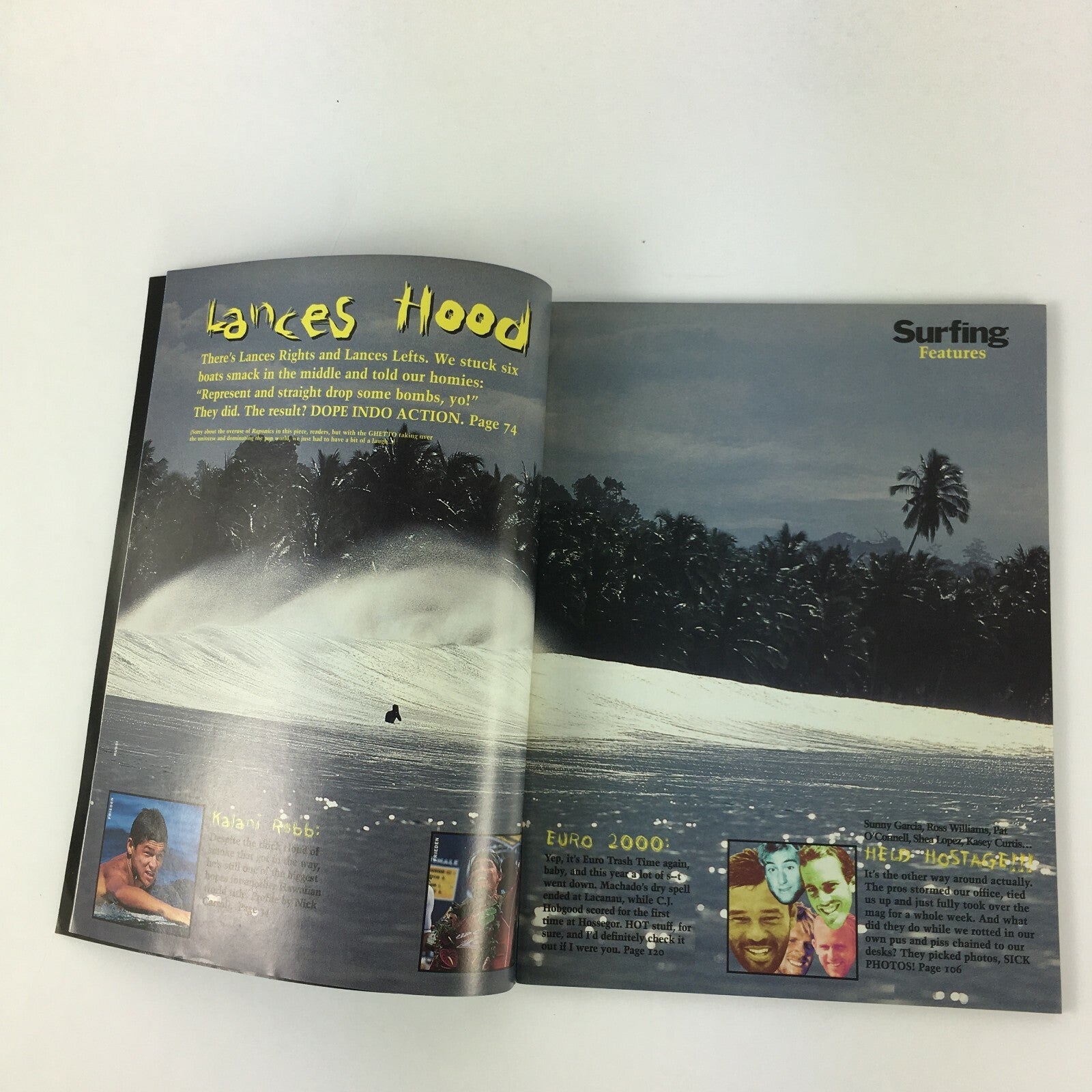 January 2001 Surfing Magazine The Mentawai Summer Sessions Euro Trash Tour