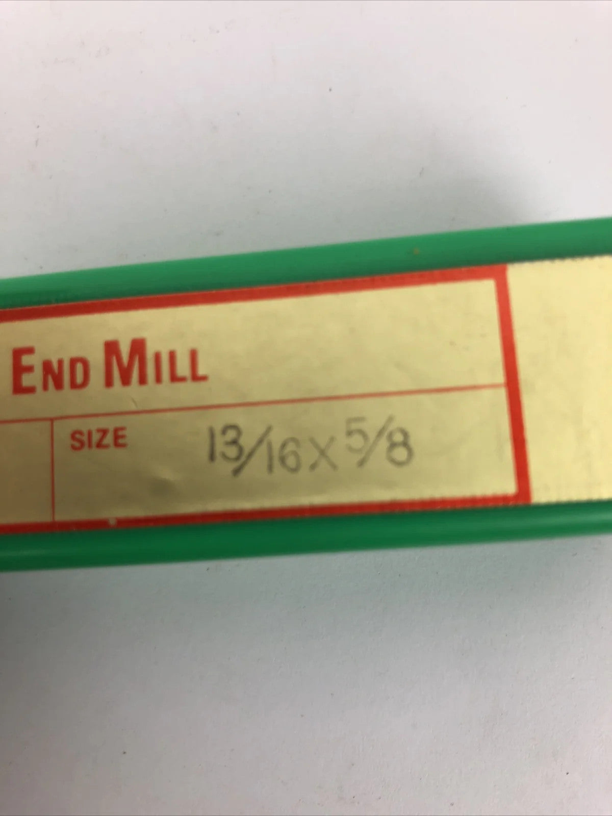 1 x E.C. 8% Cobalt H.S. End Mill Single End EMR 426 13/16 x 5/8 - USA Made