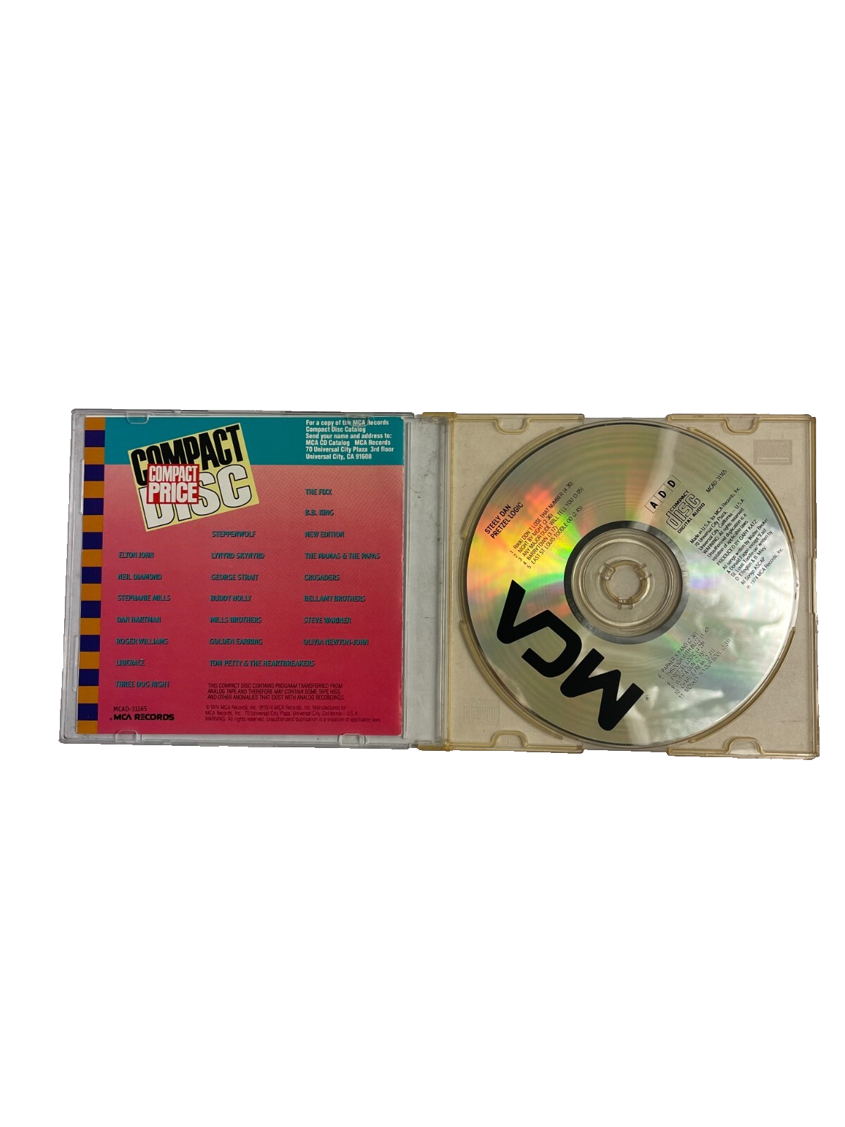 Steely Dan Pretzel Logic Rikki Don't Lose That Number Night By Night CD#6