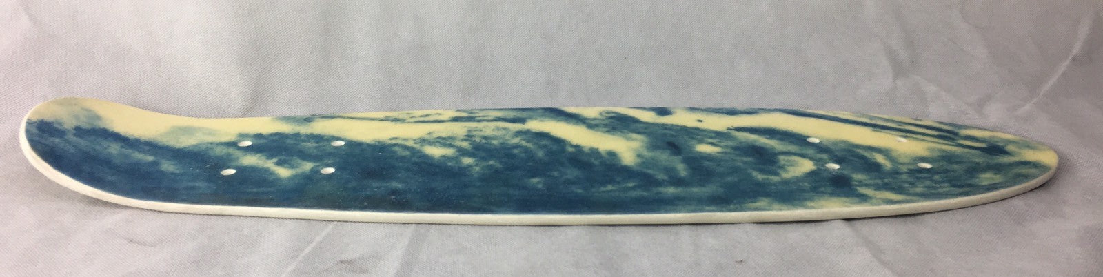 Vintage NOS 1970s MPI Old School Skateboard Deck Fiberglass Kicktail 6.5" x 25"