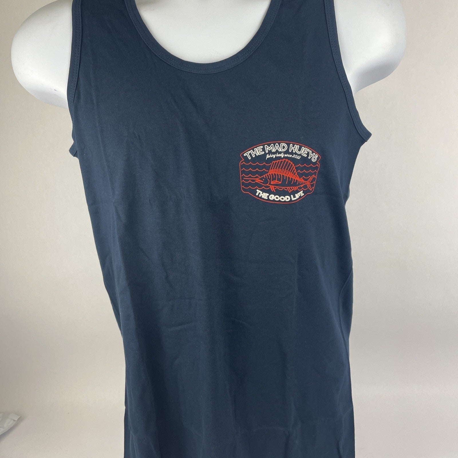 Lot of two new The Mad Hueys True Mates fishing tank tops in size small
