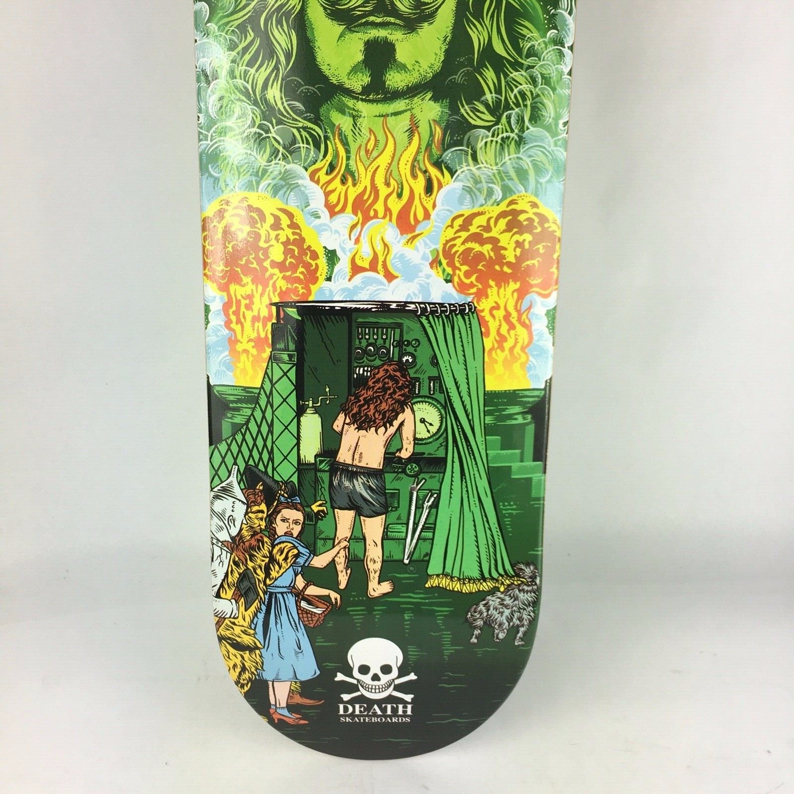 Death Skateboards Richie Jackson Pro Smoke Mirrors 8.25-inch skateboard deck with free grip tape and signature artwork.