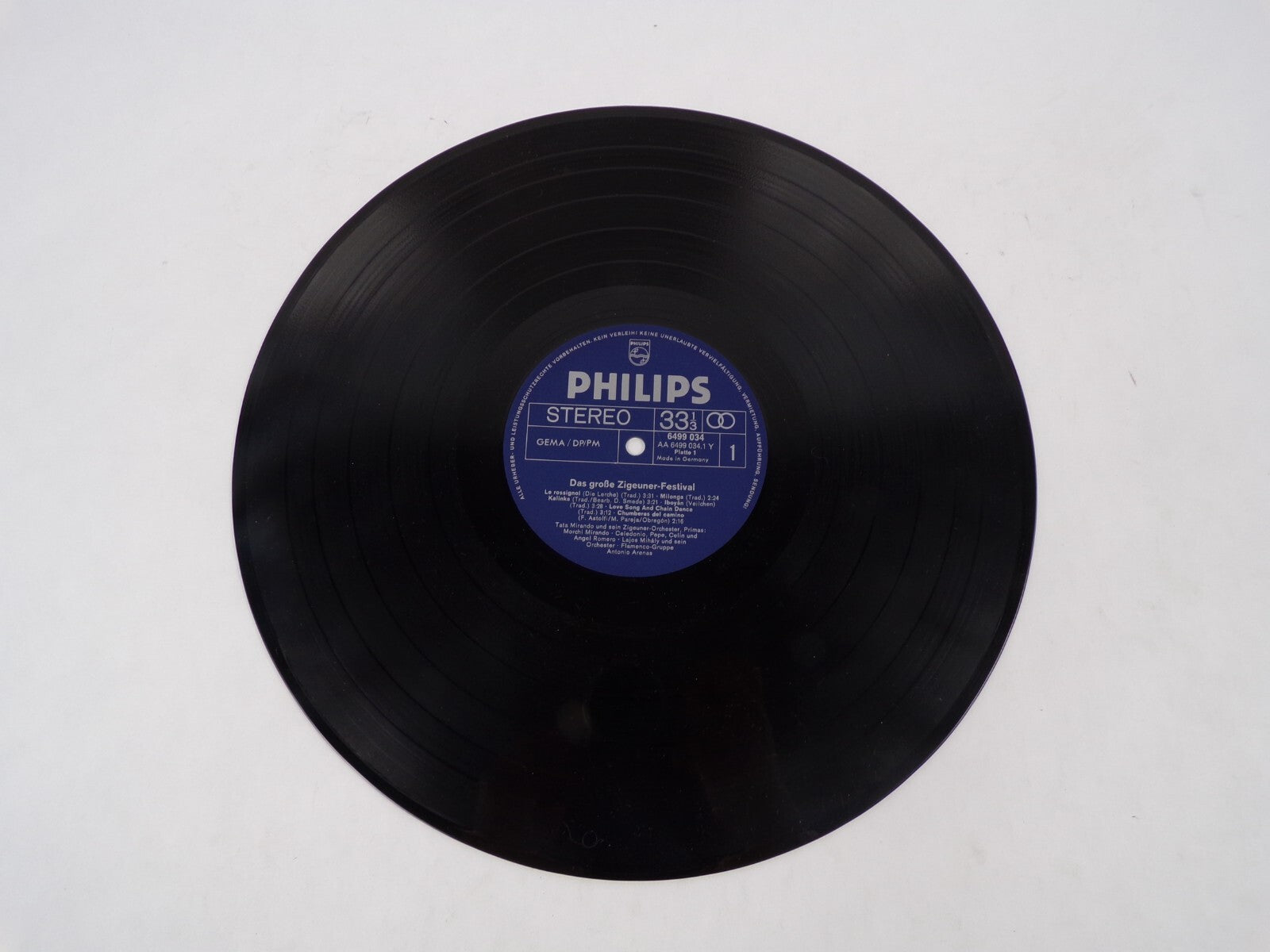Das Grobe Zigeuner Festival Megnyito Black Eyes Tanguillos Akaczos Vinyl Record