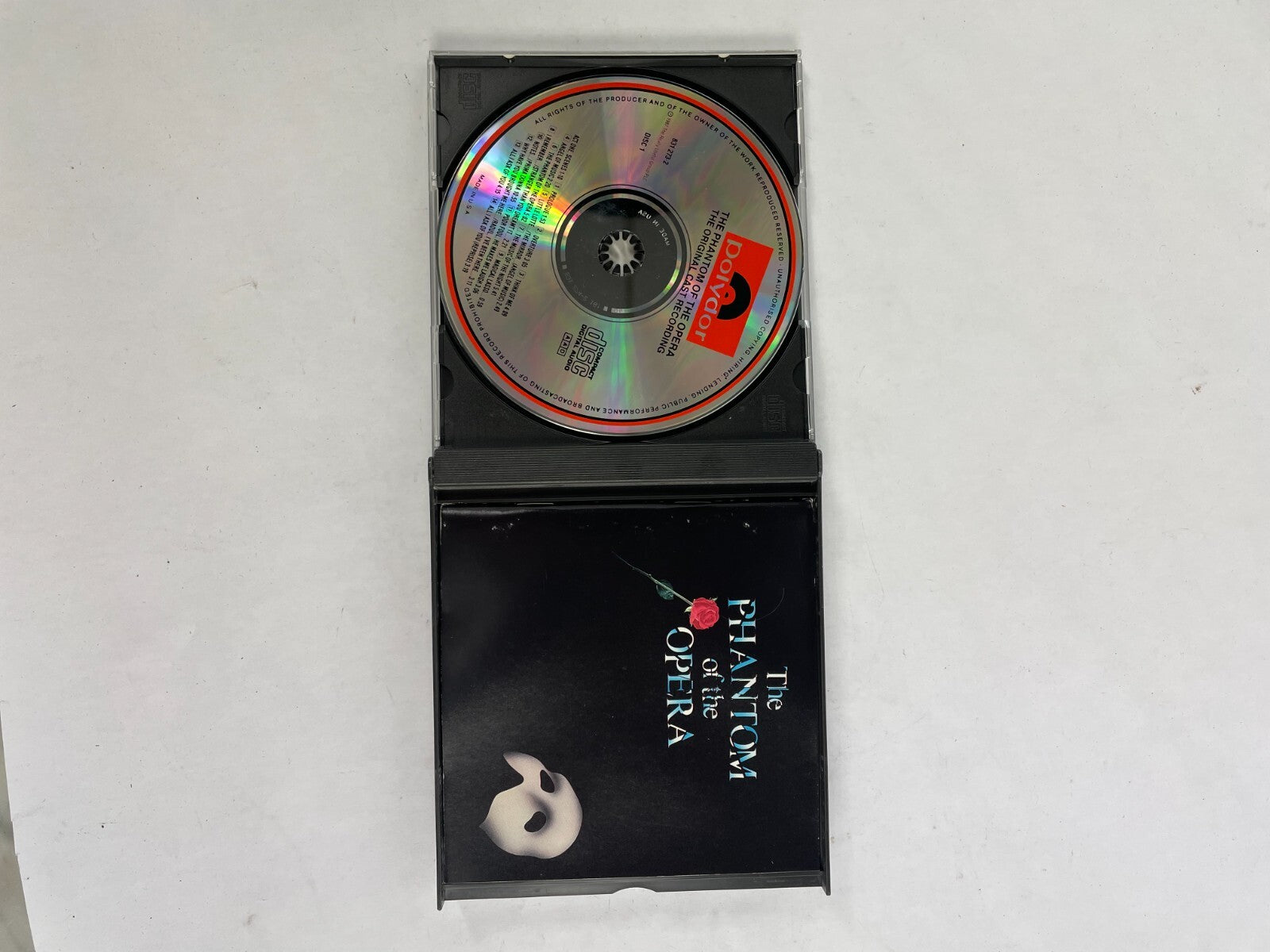 The Phantom Of The Opera Prologue Notes Prima Donna All I Ask Of You CD#72
