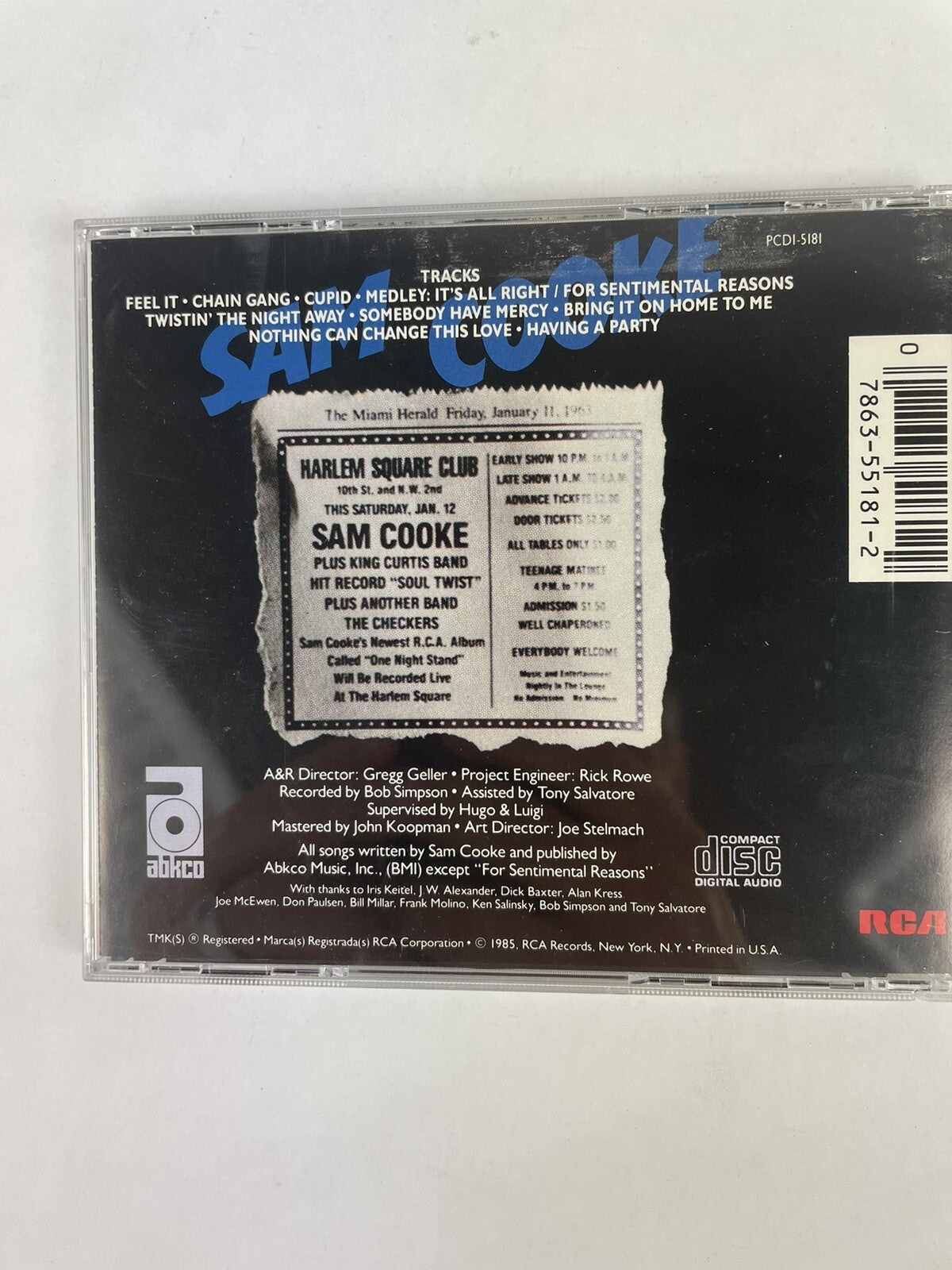 Sam Cooke - One Night Stand! At the Harlem Square Club CD #2