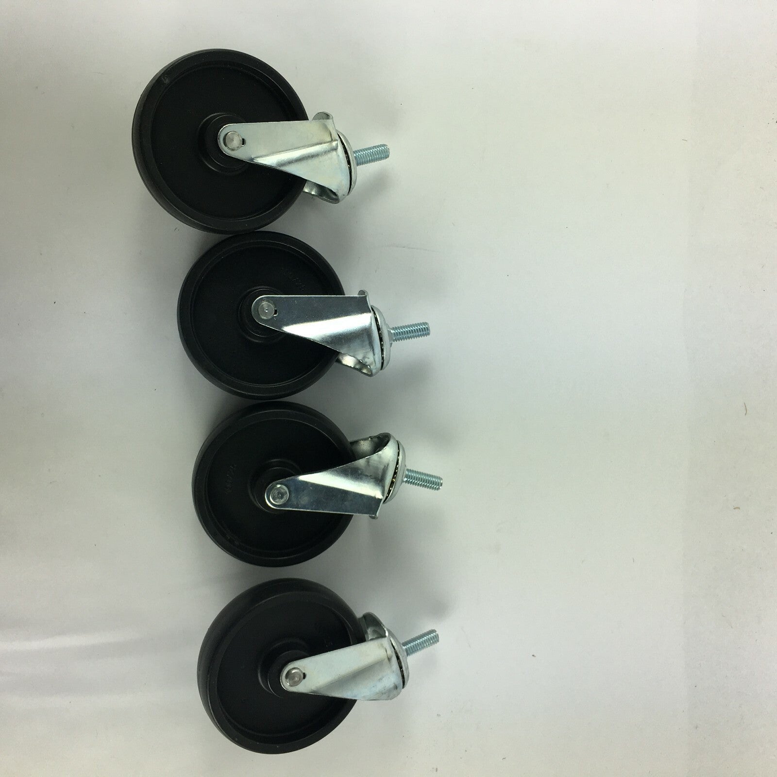 Large Solid Composite Urban Shelving 2 Locking Wheels large 4 inch Wheels T1