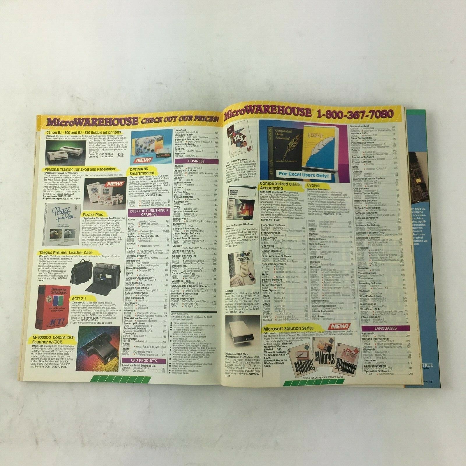 November 1991 PC Magazine Pinter Block Buster! We Review 106 Printers