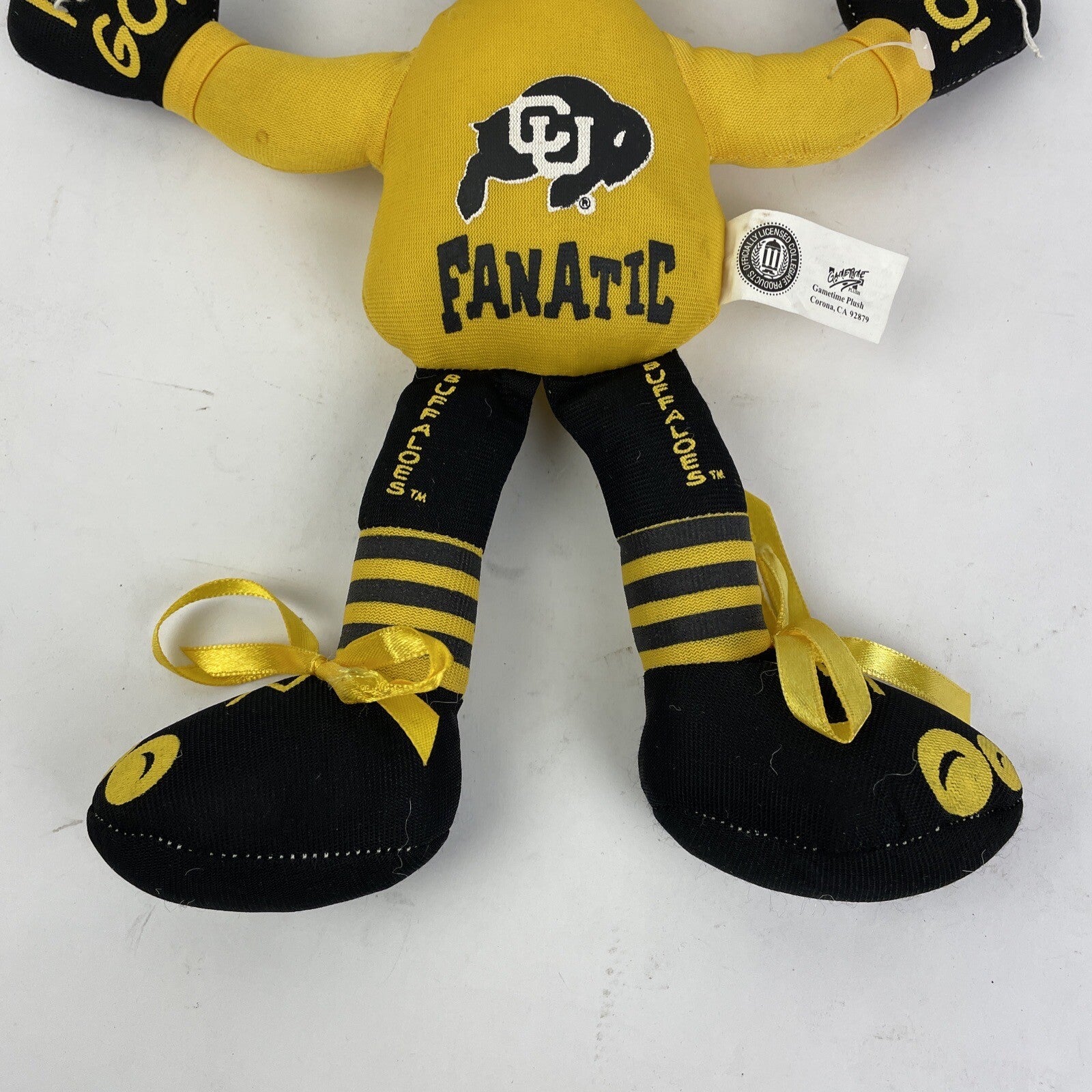 NCAA Colorado University BUFFS Home State Fanatic Plush Doll Stuffed RARE BNDWGN