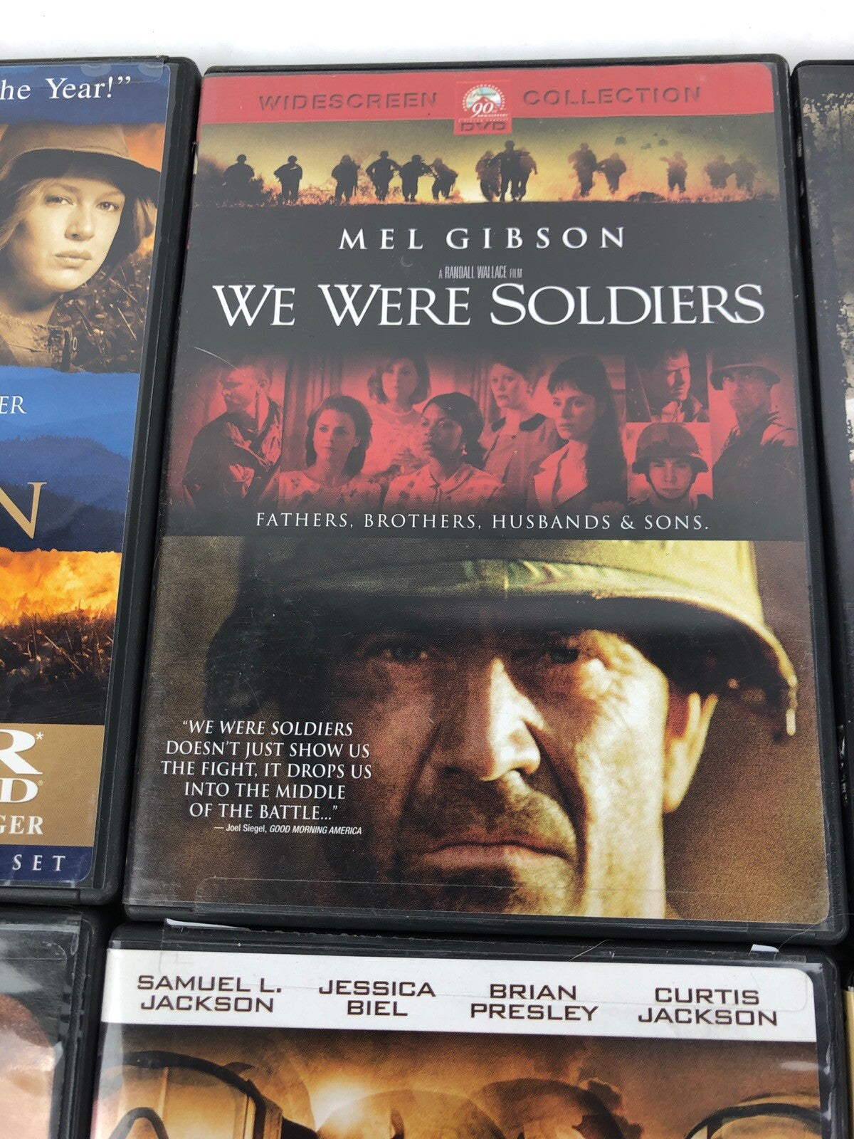 LOT OF 10 MILITARY & WAR MOVIES DVD jarhead Hurt Locker War Horse Rescue Dawn +