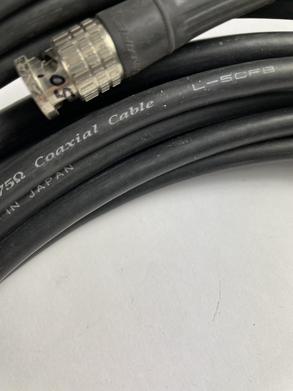 Canare L-5CFB 75 Ohm Video Coaxial Cable Video BNC Male to Male Black 50 ft "