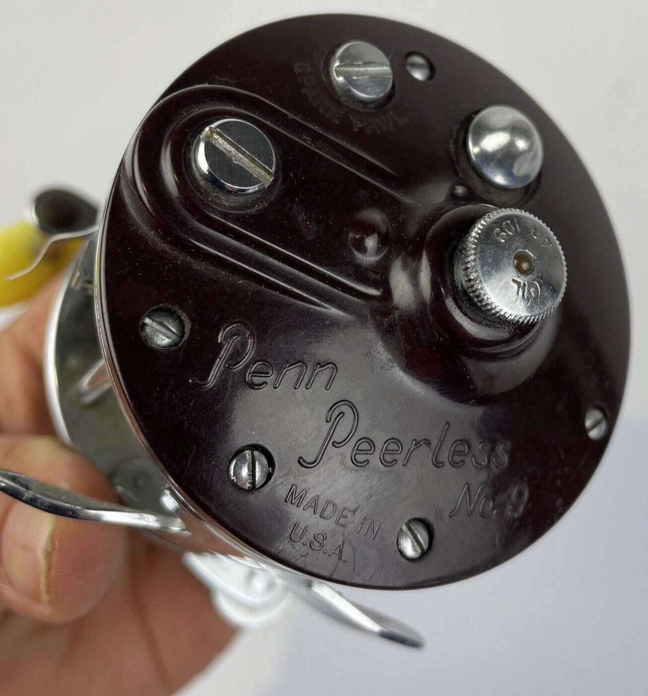 Vintage Penn Peerless No. 9 Saltwater Levelwind Baitcast Casting Reel USA LOOK