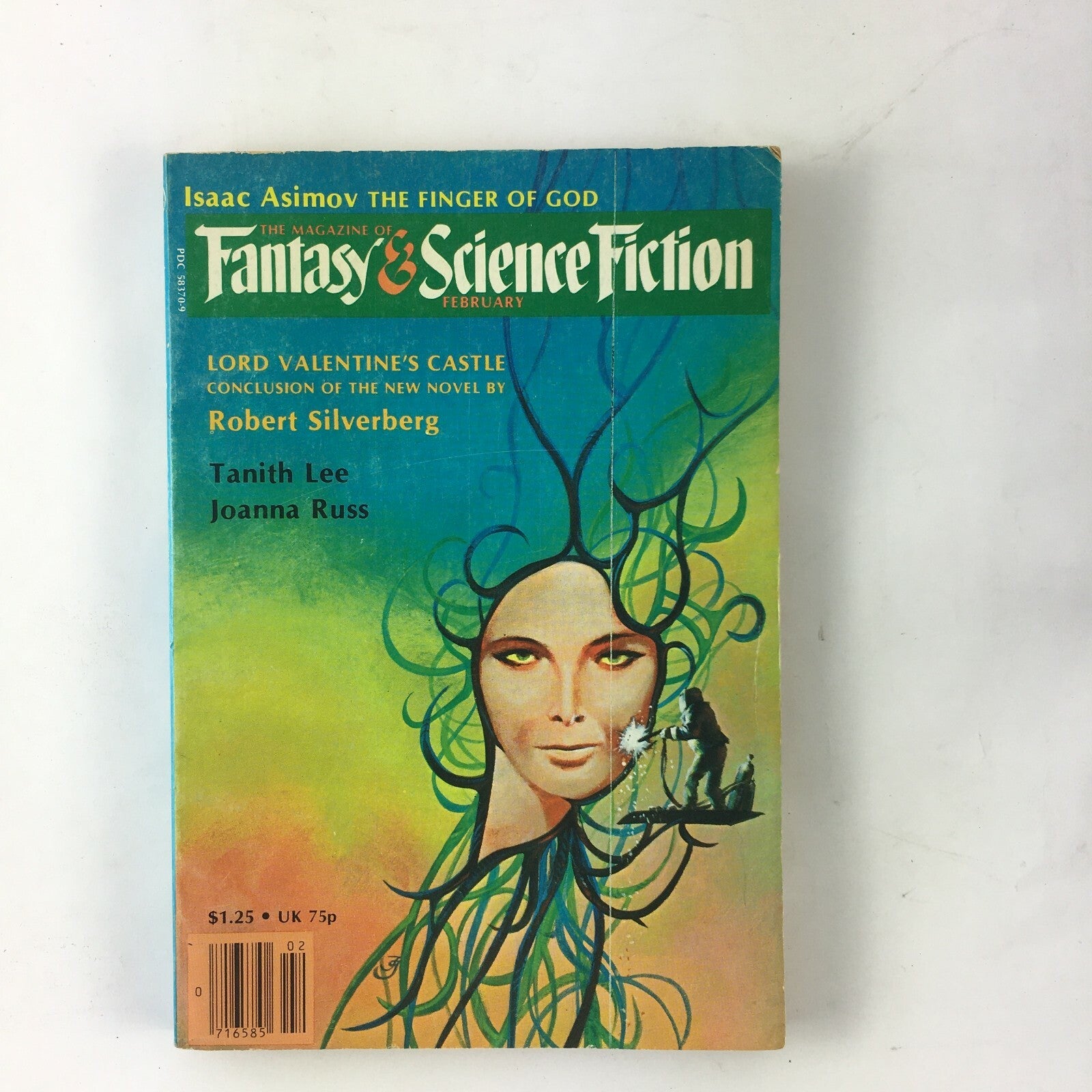 February Fantasy&Science Fiction Magazine Robert Silverberg TanithLee JoannaRuss