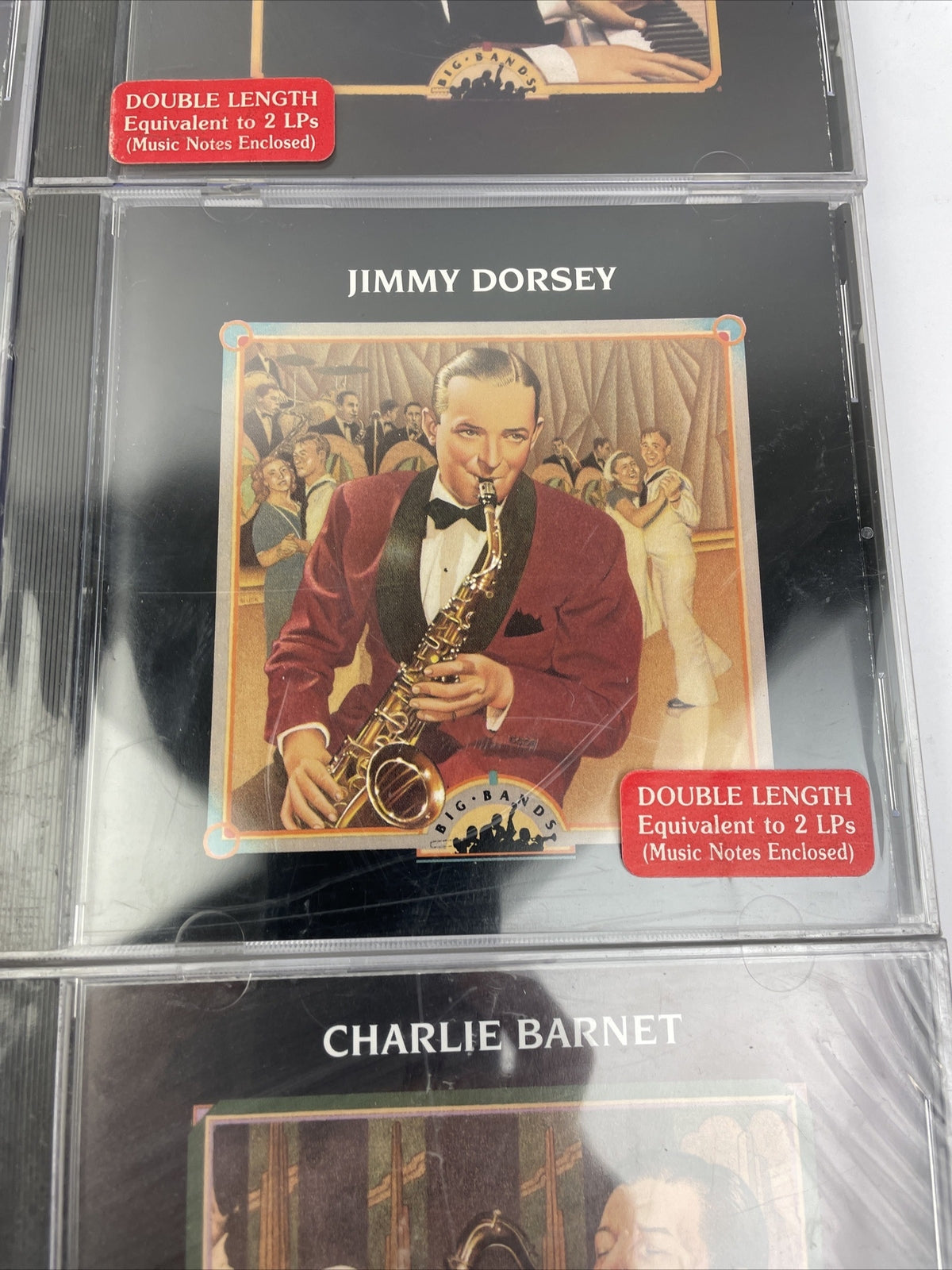 Lot of 6 x Time-Life Big Bands Sealed Hype Stickers Crosby Brown Dorsey CD #72