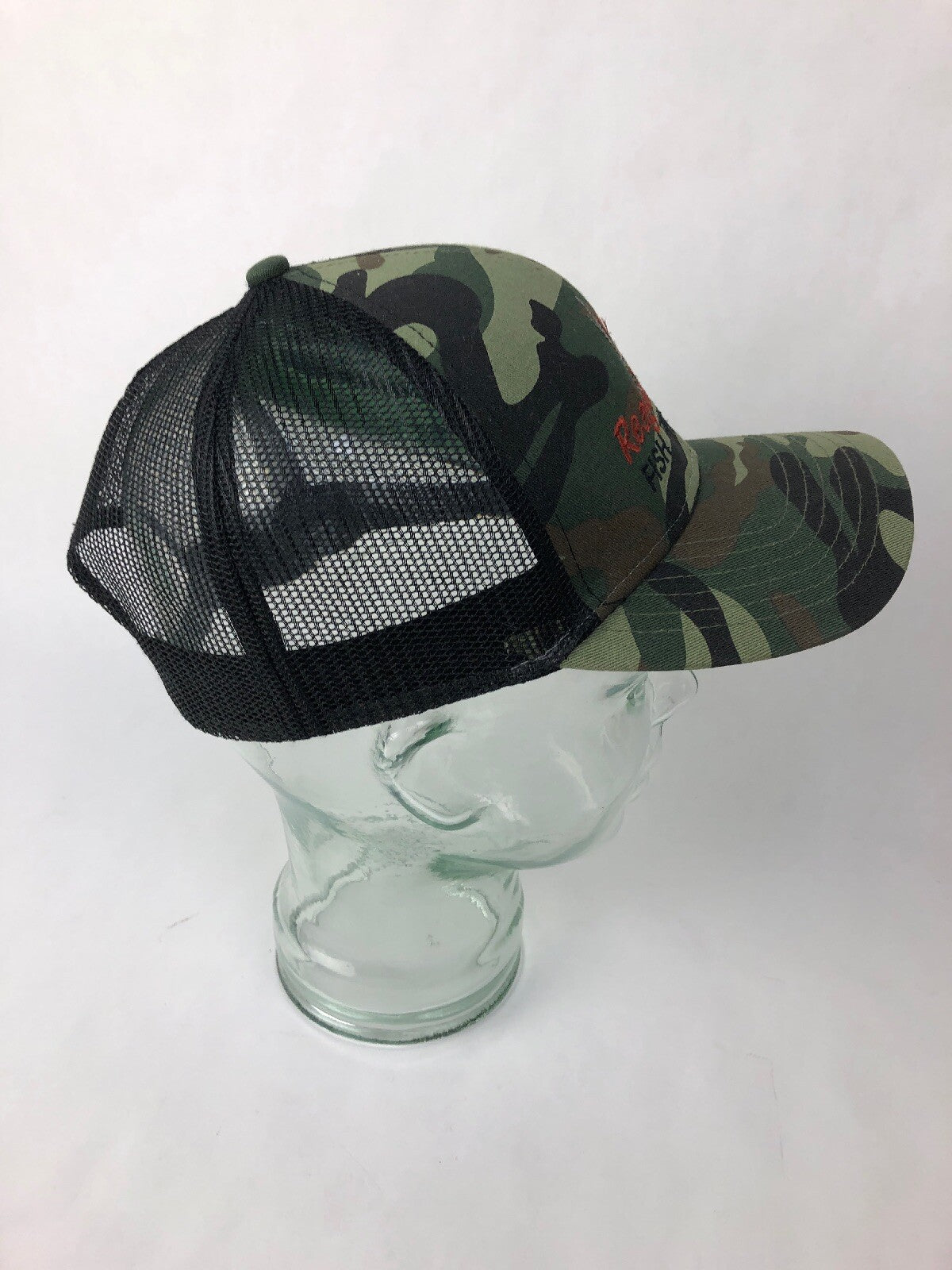 NEW Reagan’s Fly Fish The SIERRA CAMO MESH BACK ADJUSTABLE BASEBALL HAT Cap