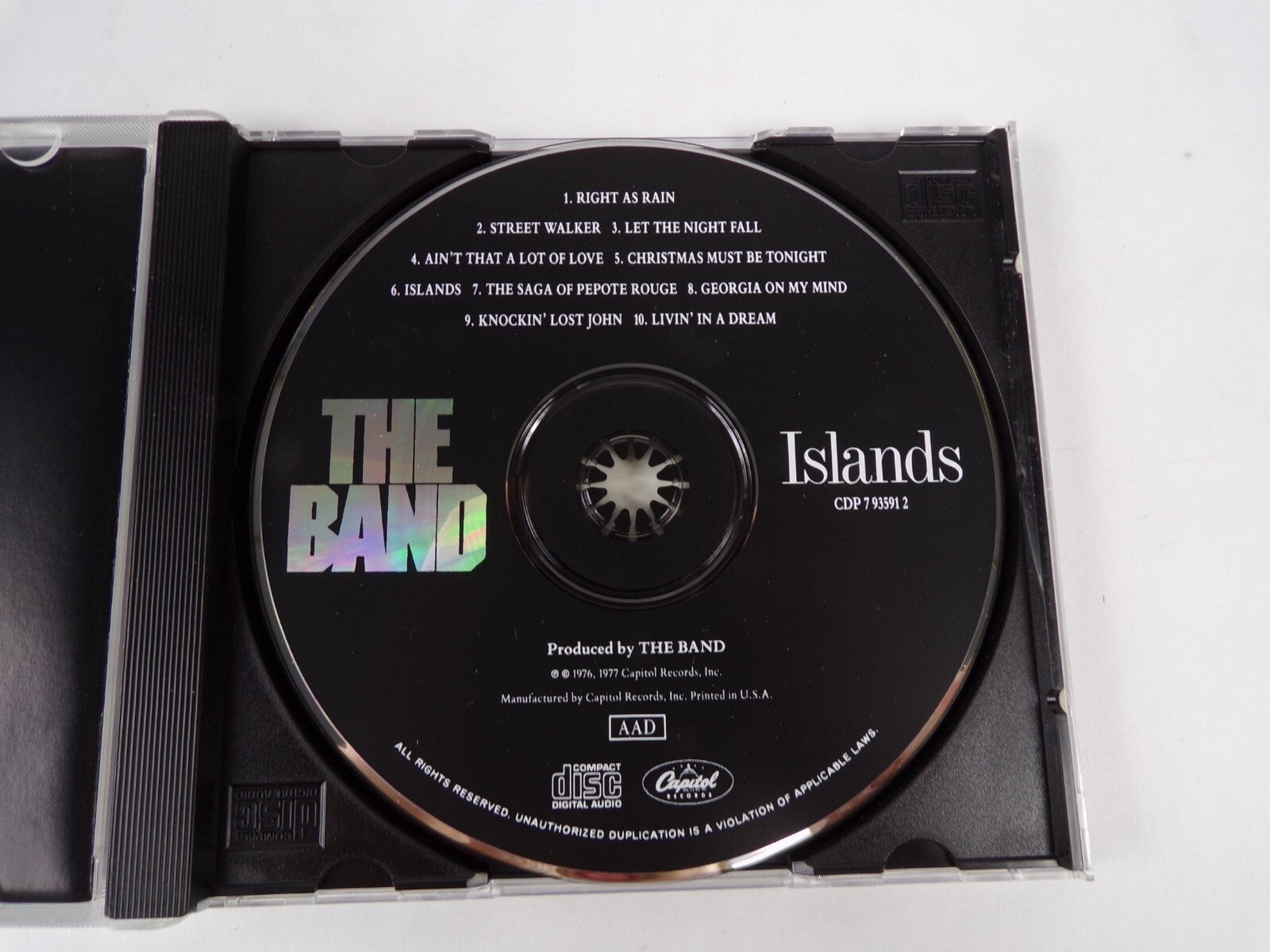 The Band ISLANDS CD #10