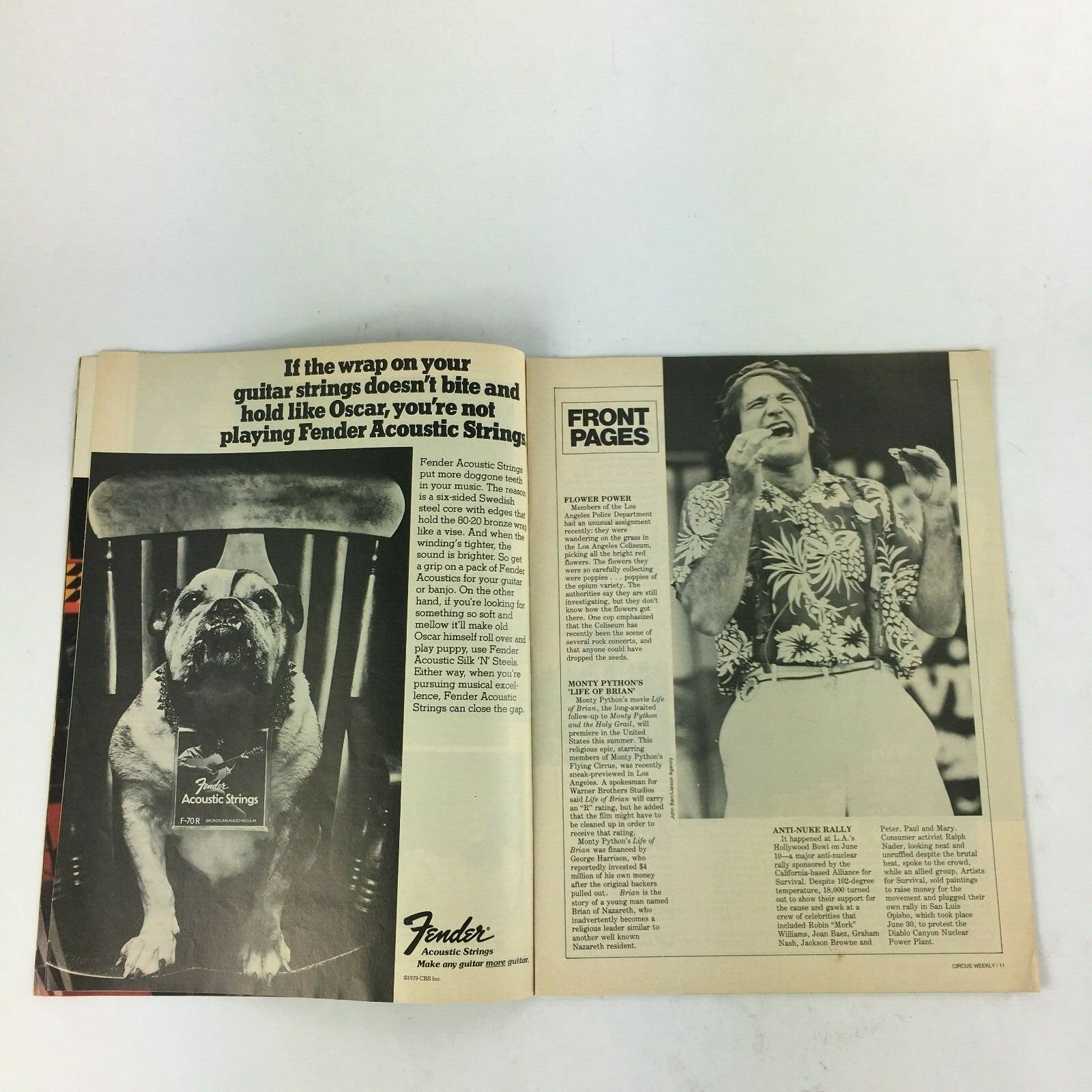July 24,1979 Circus Magazine The Most Influential People of our Generation